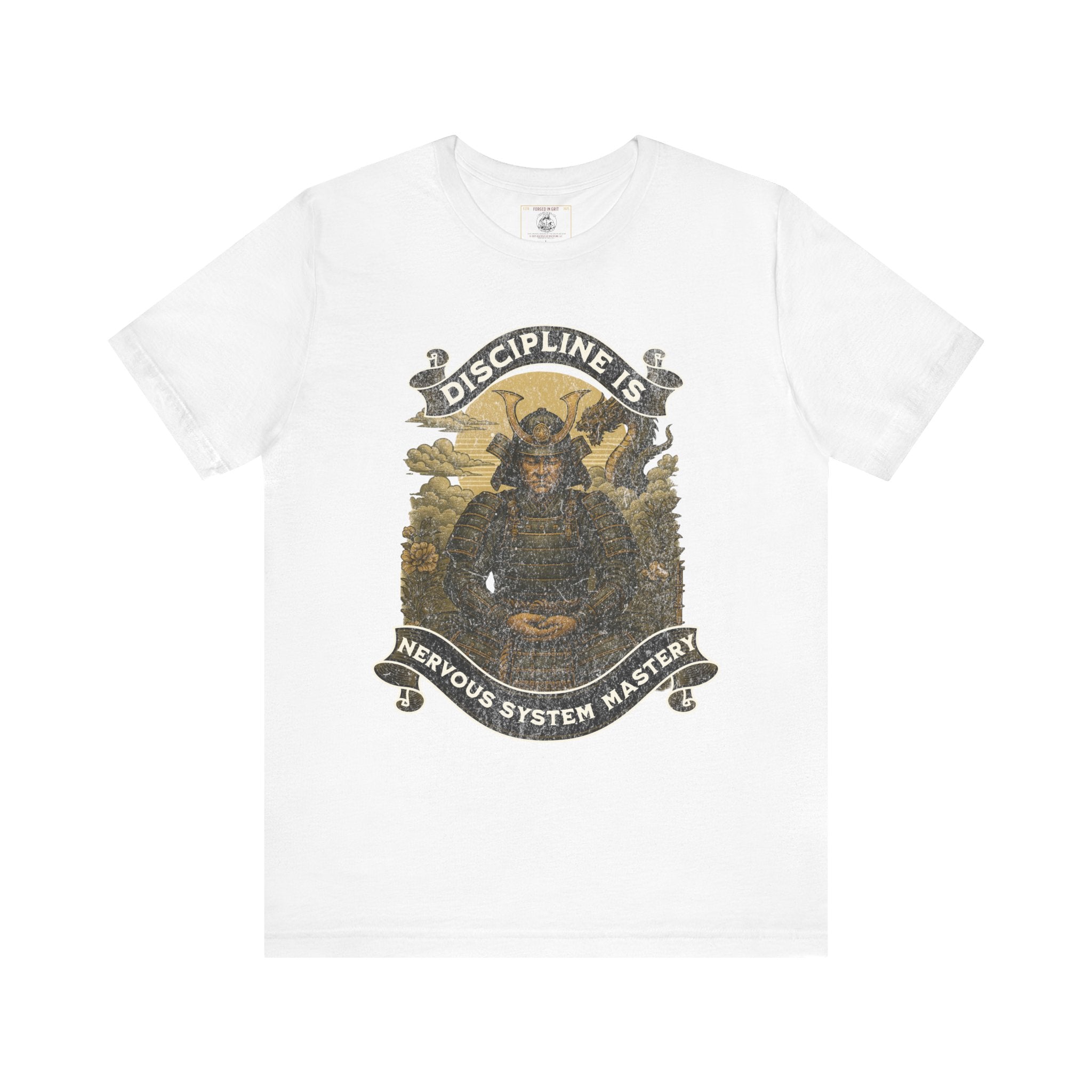 Discipline is Nervous System Mastery- Warrior Spirit Tee, Motivational T-Shirt, Inspirational Graphic Shirt, Mastery Philosophy Clothing