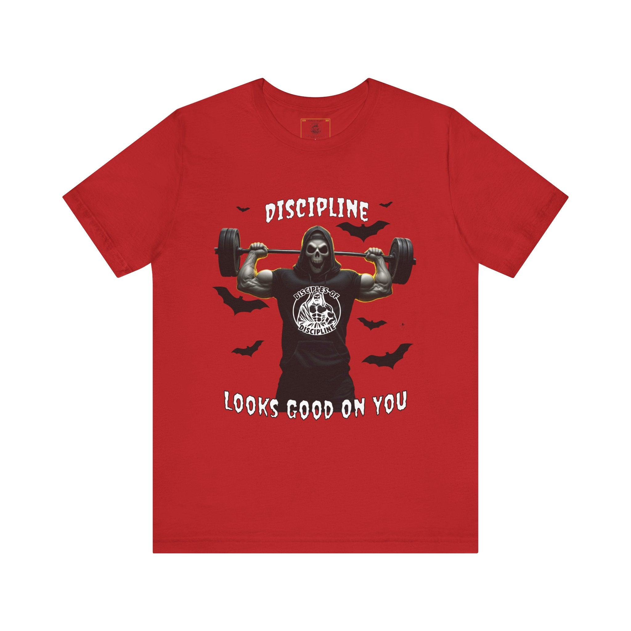 Discipline Looks Good On You - You Got It, Haunt It - Tee - Unisex Jersey Short Sleeve T-Shirt, Fitness Shirt, Workout Apparel, Motivational Gift, Halloween Themed Top