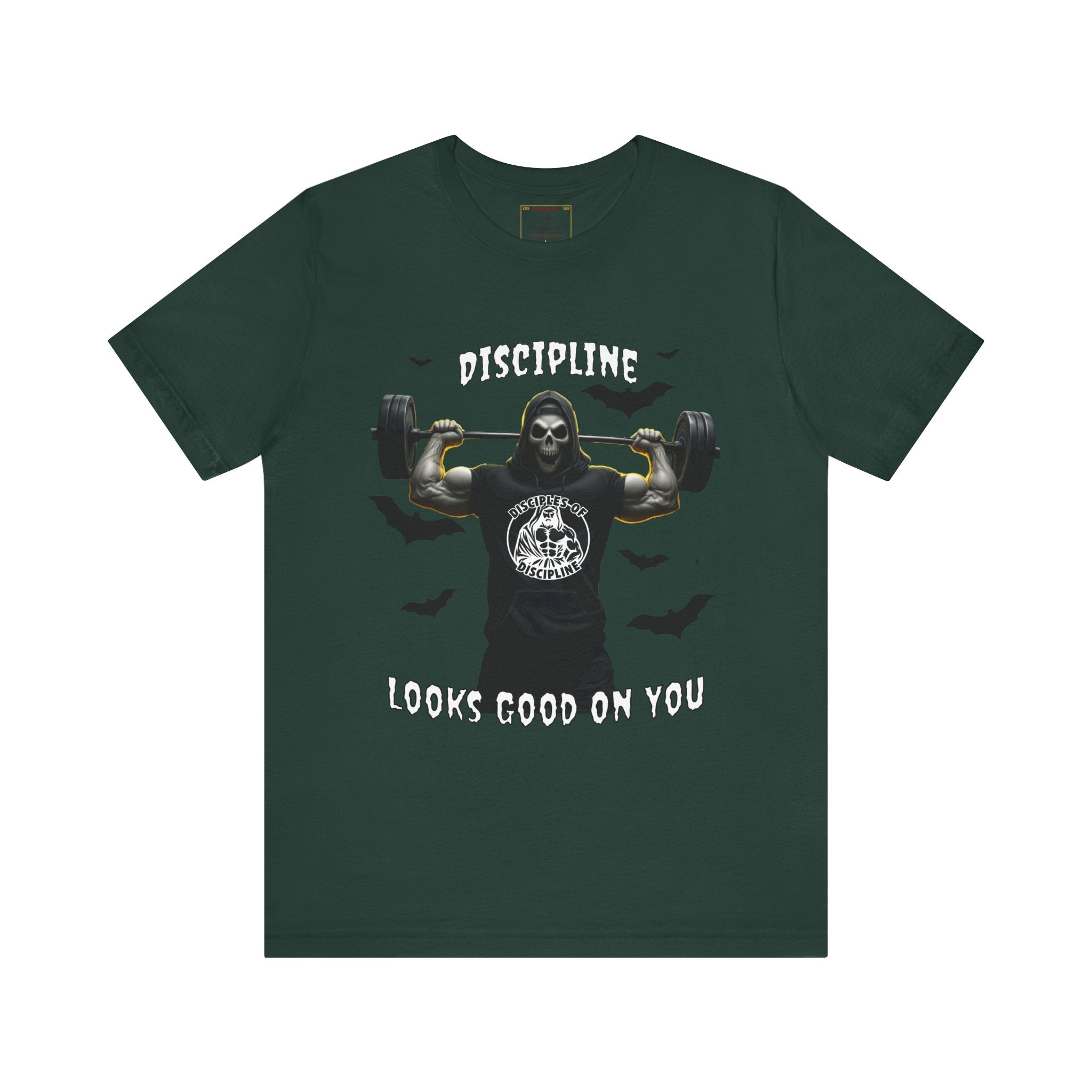 Discipline Looks Good On You - You Got It, Haunt It - Tee - Unisex Jersey Short Sleeve T-Shirt, Fitness Shirt, Workout Apparel, Motivational Gift, Halloween Themed Top