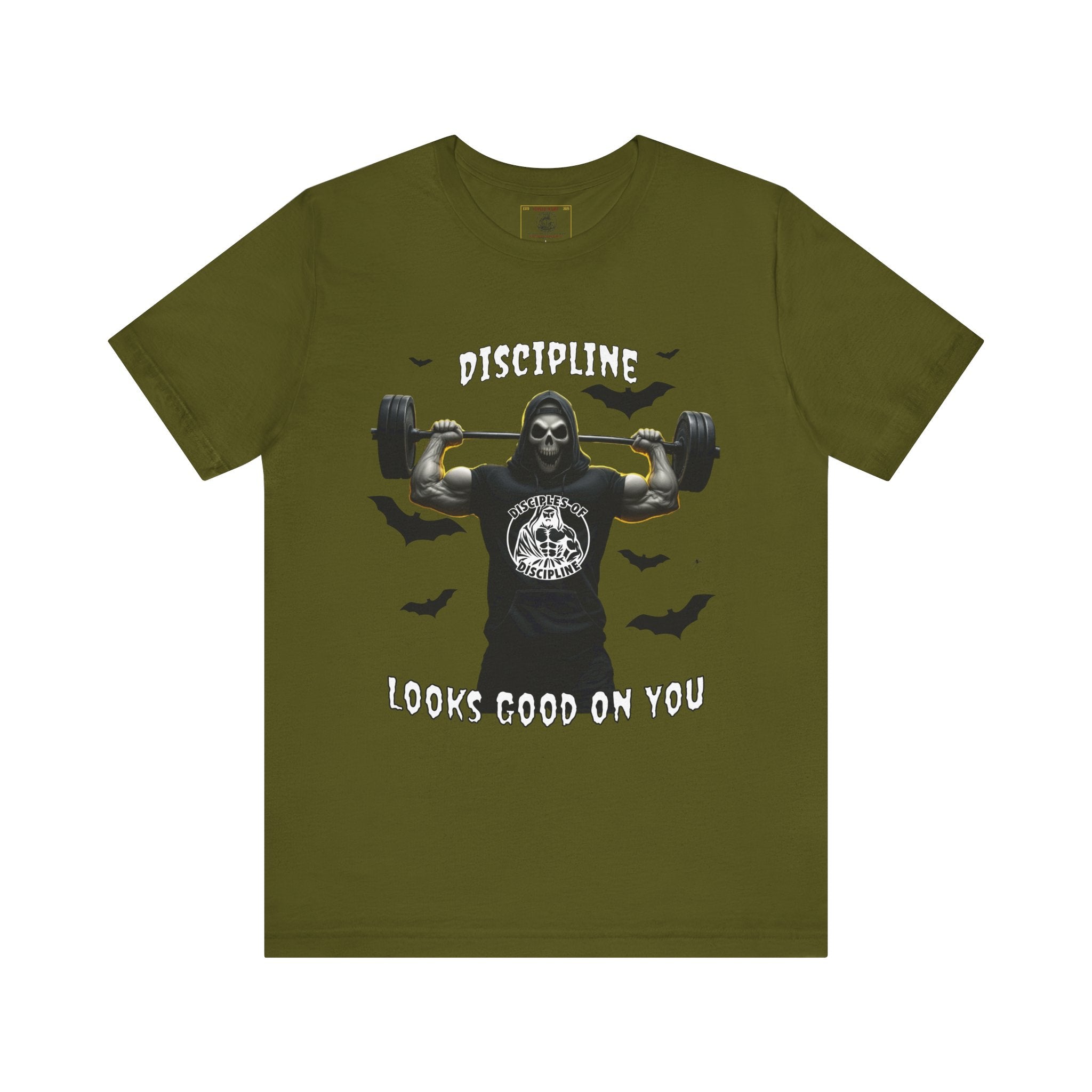 Discipline Looks Good On You - You Got It, Haunt It - Tee - Unisex Jersey Short Sleeve T-Shirt, Fitness Shirt, Workout Apparel, Motivational Gift, Halloween Themed Top