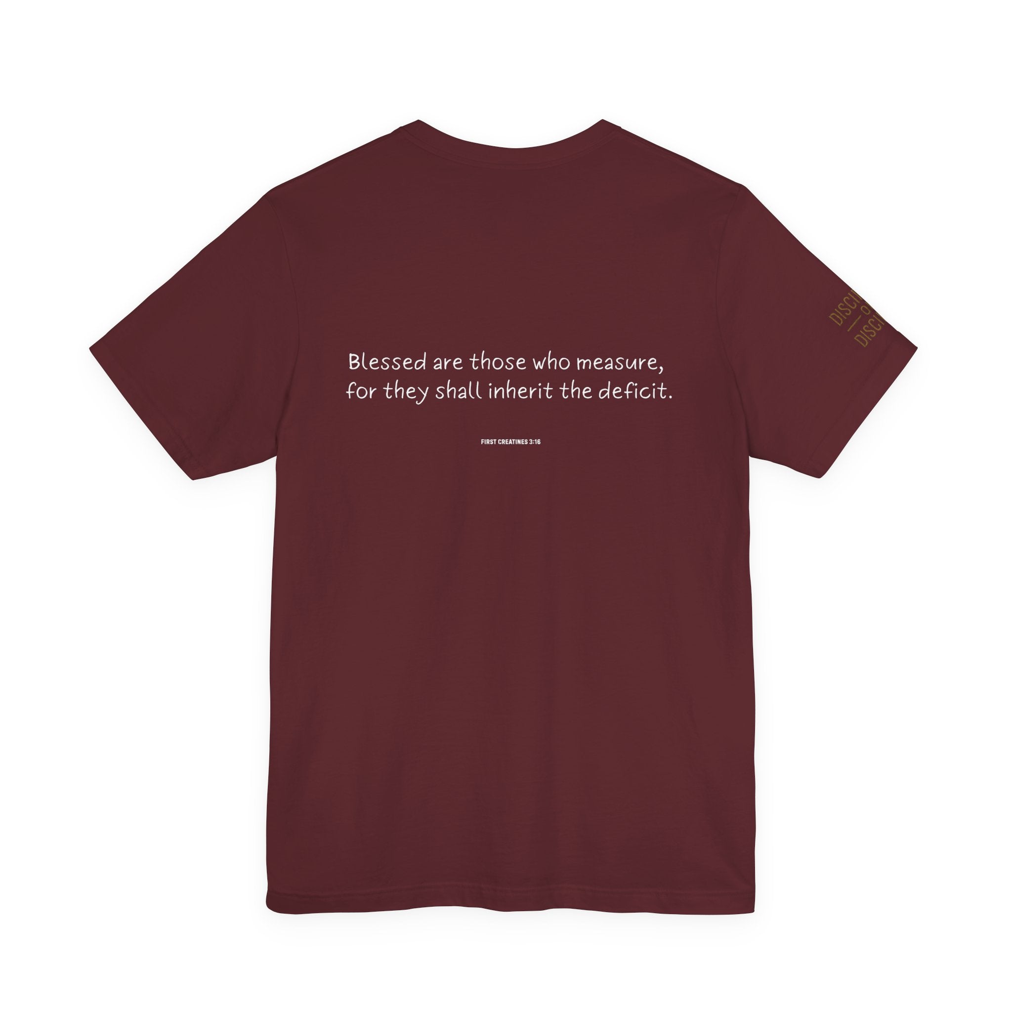Ripped Like Jesus Tee - Discipline Tracking Tee - Shirt for Fitness Lovers, Motivational Gym Apparel, Casual Wear, Christian Humor