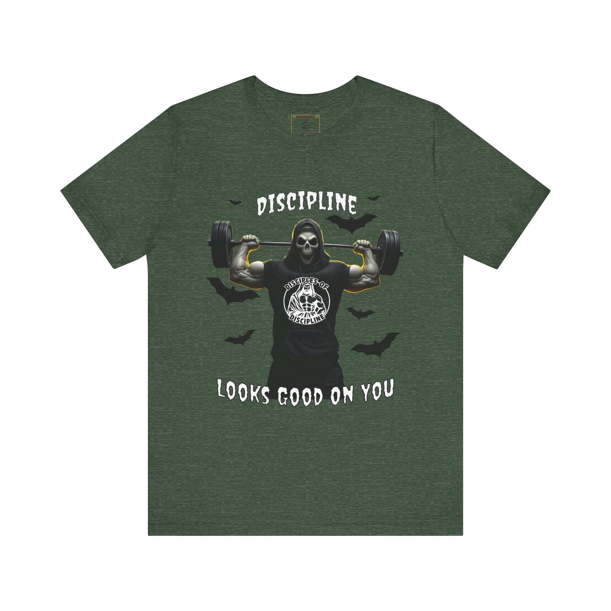 Discipline Looks Good On You - You Got It, Haunt It - Tee - Unisex Jersey Short Sleeve T-Shirt, Fitness Shirt, Workout Apparel, Motivational Gift, Halloween Themed Top
