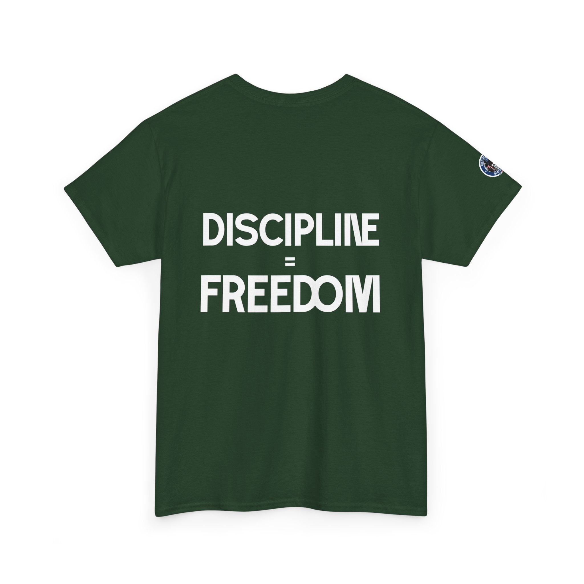 Forged Through Discipline Shirt | Self Governed Apparel | Discipline Equals Freedom T-Shirt | Patriotic Fitness Tee USA 250 Years