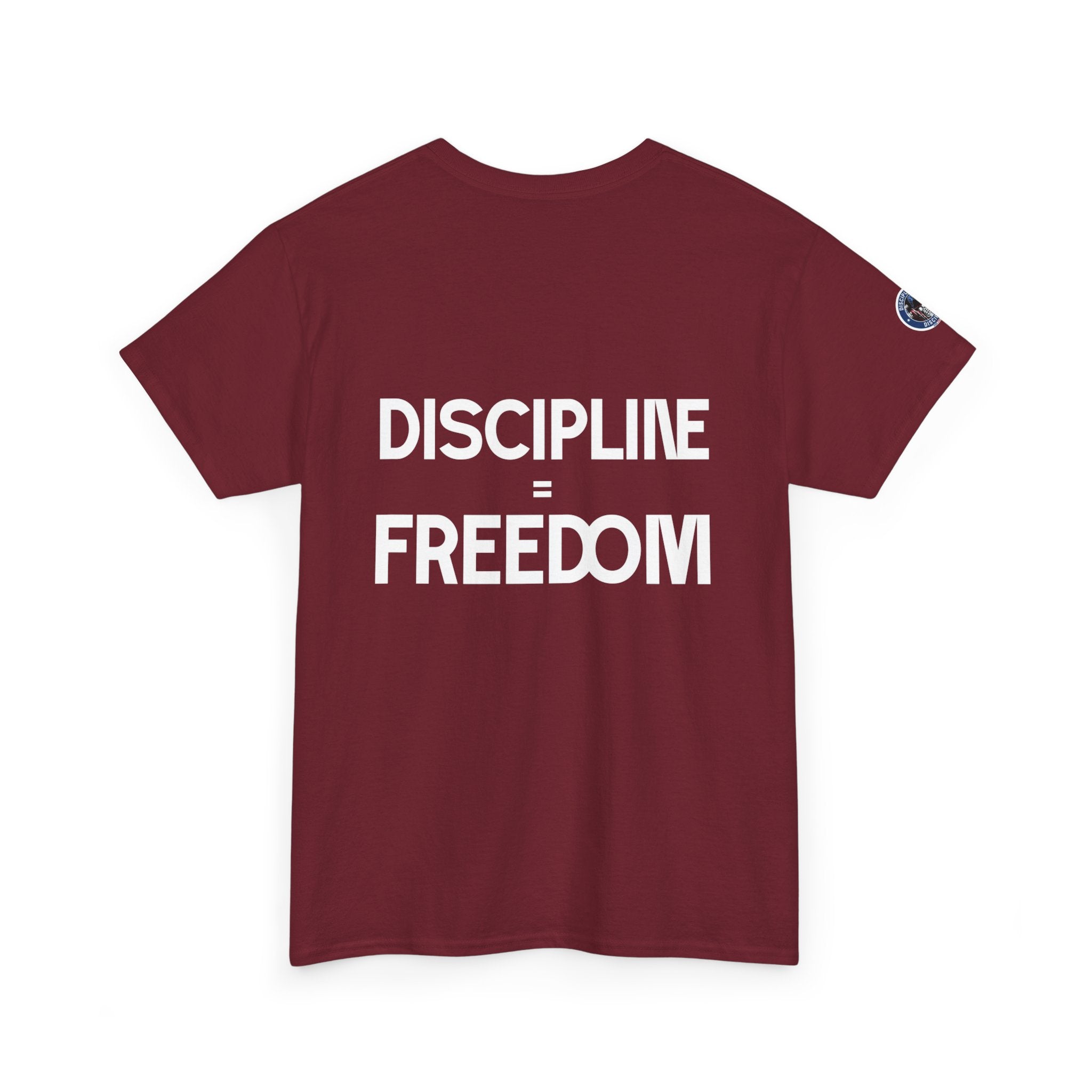 Forged Through Discipline Shirt | Self Governed Apparel | Discipline Equals Freedom T-Shirt | Patriotic Fitness Tee USA 250 Years