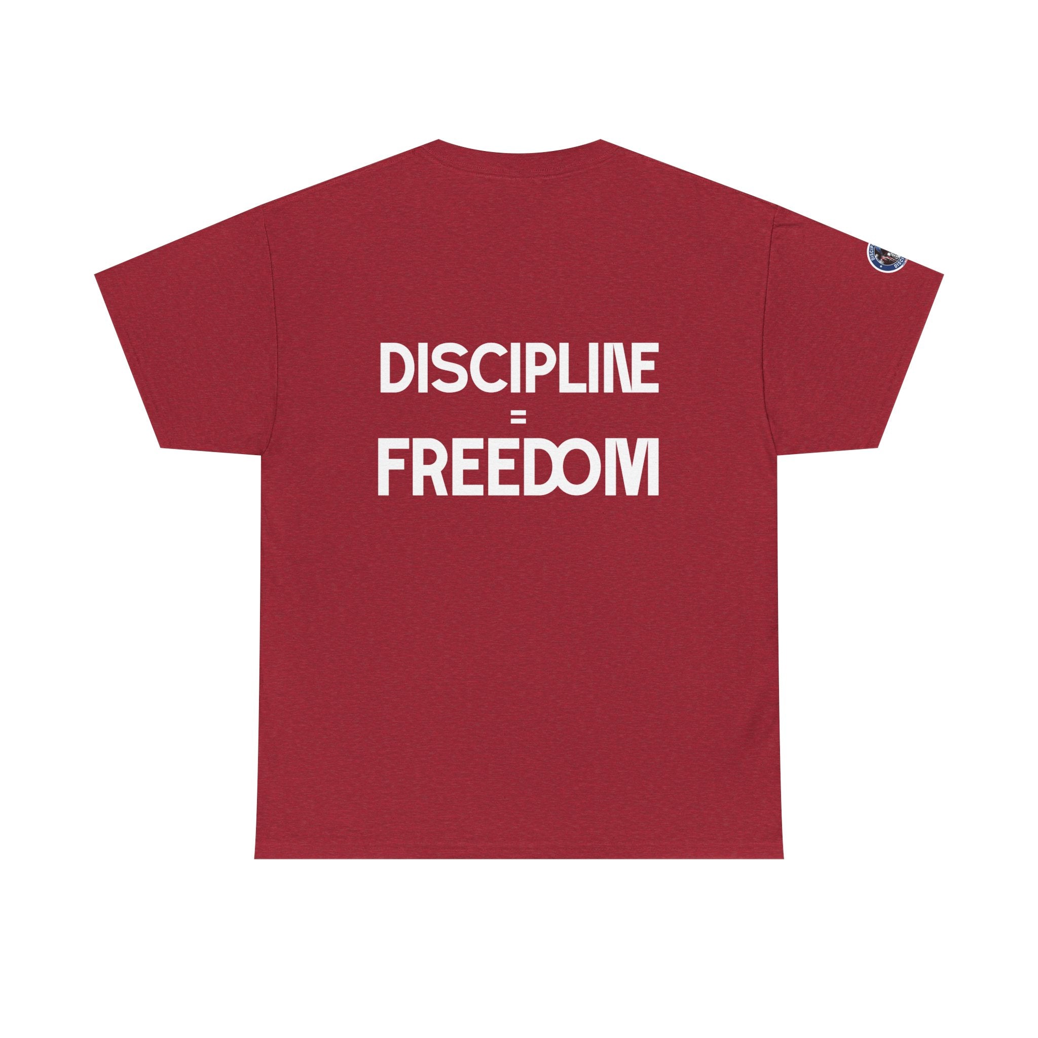 Forged Through Discipline Shirt | Self Governed Apparel | Discipline Equals Freedom T-Shirt | Patriotic Fitness Tee USA 250 Years