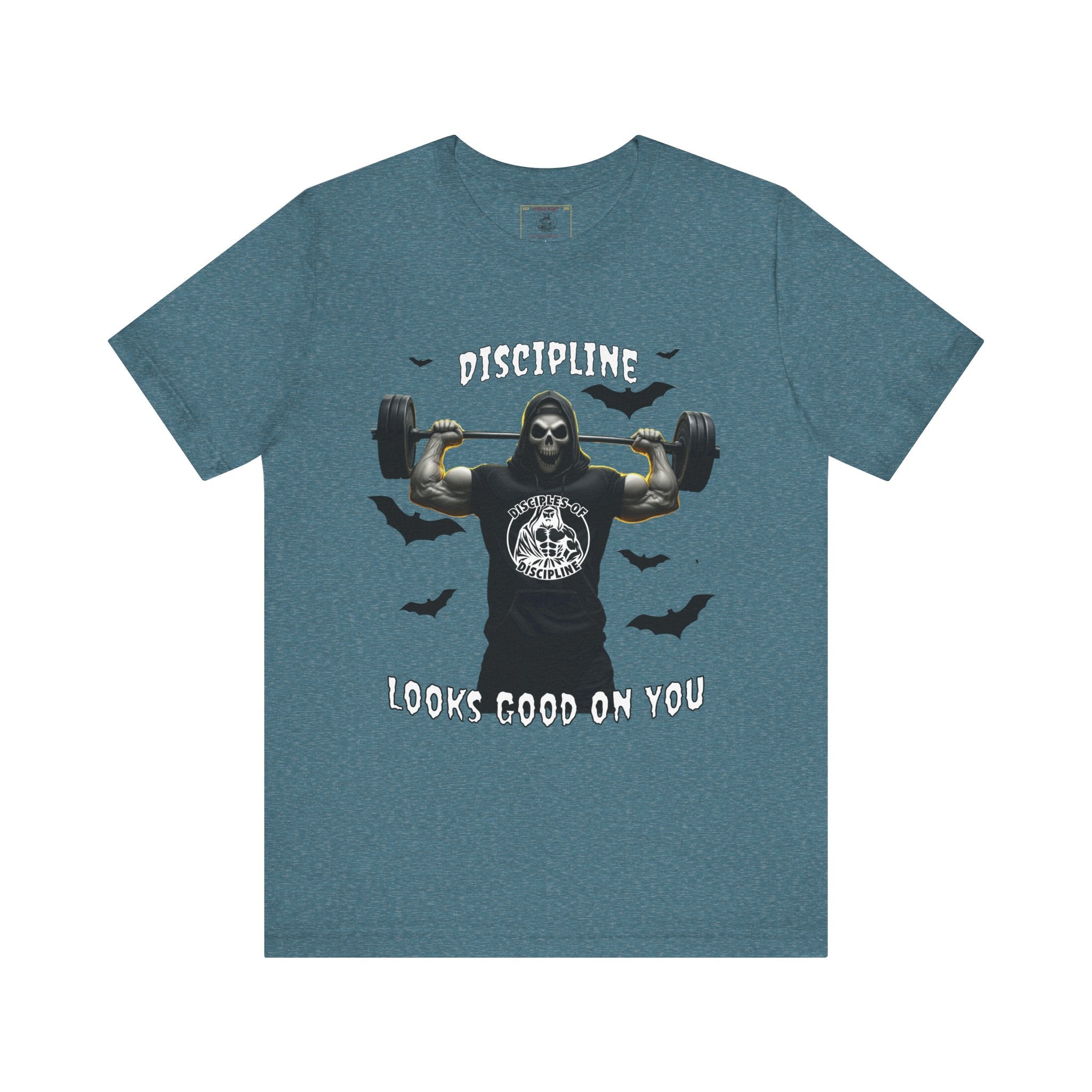 Discipline Looks Good On You - You Got It, Haunt It - Tee - Unisex Jersey Short Sleeve T-Shirt, Fitness Shirt, Workout Apparel, Motivational Gift, Halloween Themed Top