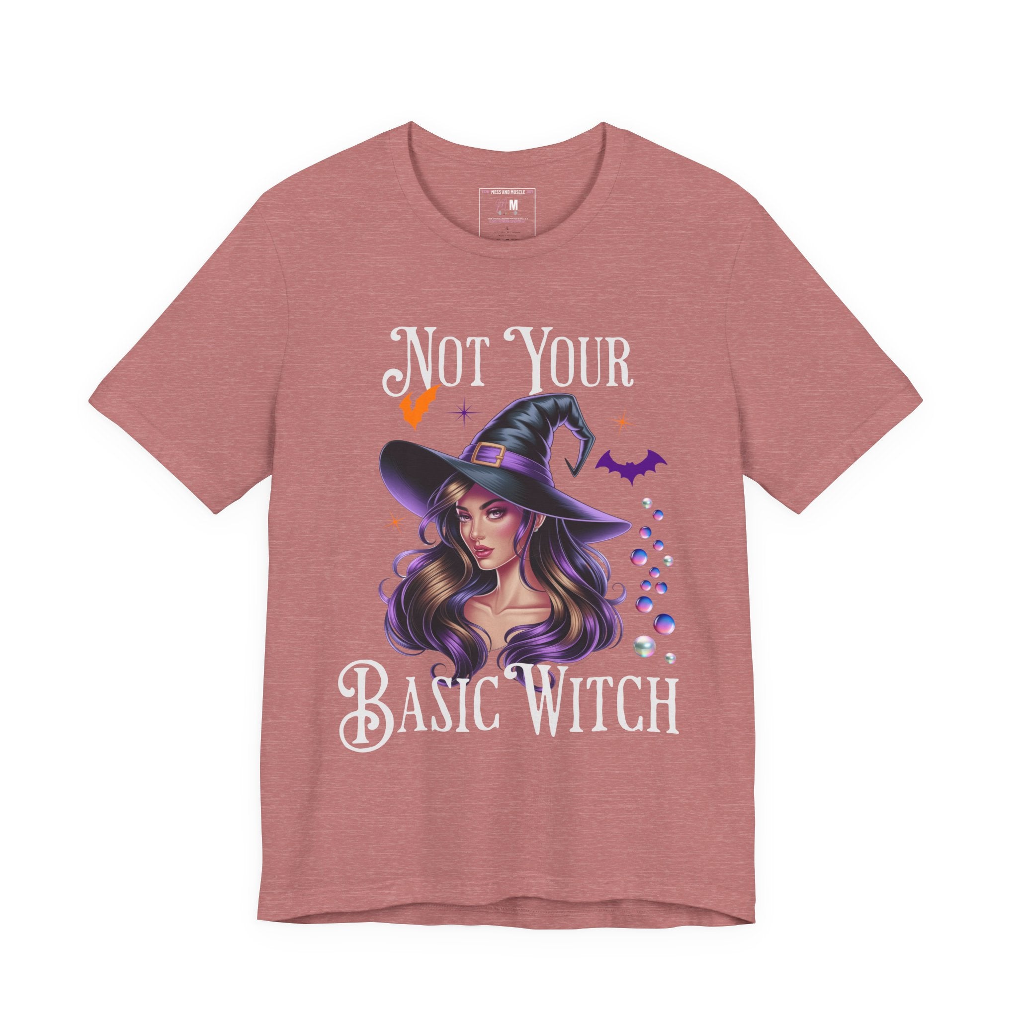 Spooky Witch T-Shirt | Not Your Basic Witch Tee | Halloween Outfit, Witchy Apparel, Fall Fashion, Gift for Her