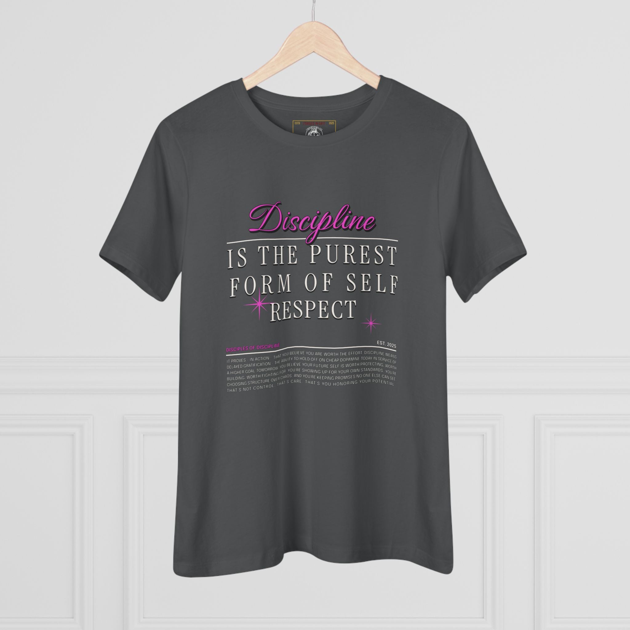 Hers Self-Respect in Action - Empowering Women's Cotton Tee - Graphic Tee, Gift for Her, Inspirational Apparel, Motivational T-Shirt