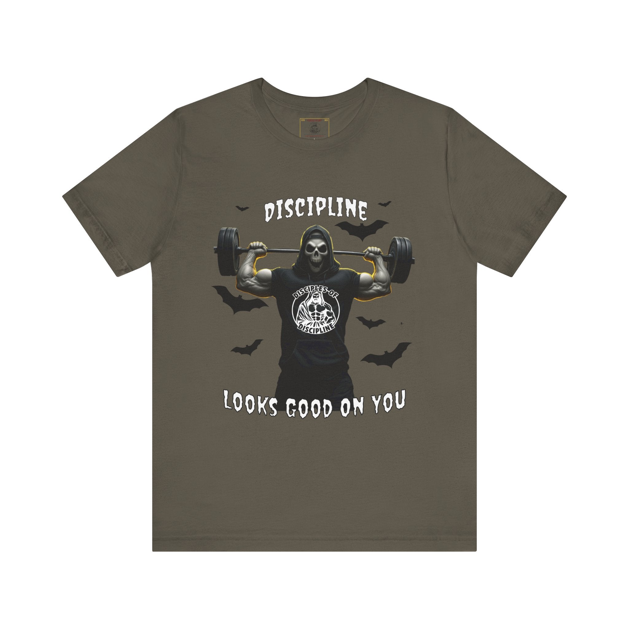 Discipline Looks Good On You - You Got It, Haunt It - Tee - Unisex Jersey Short Sleeve T-Shirt, Fitness Shirt, Workout Apparel, Motivational Gift, Halloween Themed Top