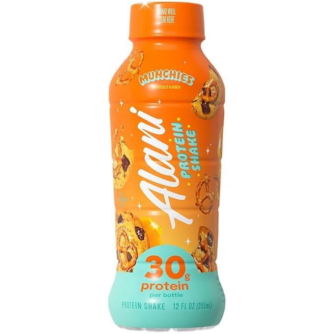 NEW Alani High Protein Shake Cookies and Cream, Fruity Cereal & Munchies Variety Pack - Ready to Drink, Gluten Free,160 Calories, 30g Protein,12 Fl Oz (6 Pack) REPACKAGED BY *Trendy Stuff Online*