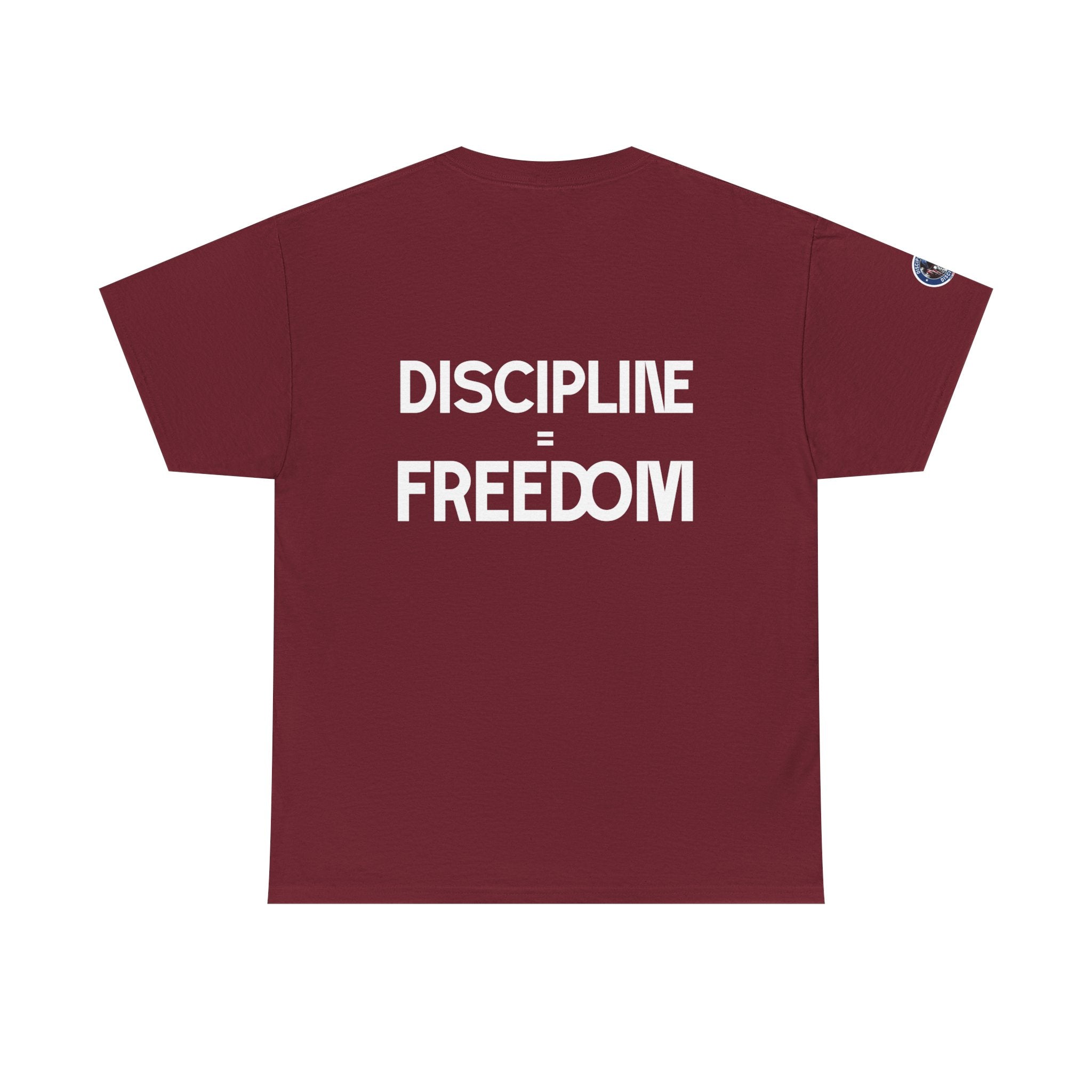 Forged Through Discipline Shirt | Self Governed Apparel | Discipline Equals Freedom T-Shirt | Patriotic Fitness Tee USA 250 Years