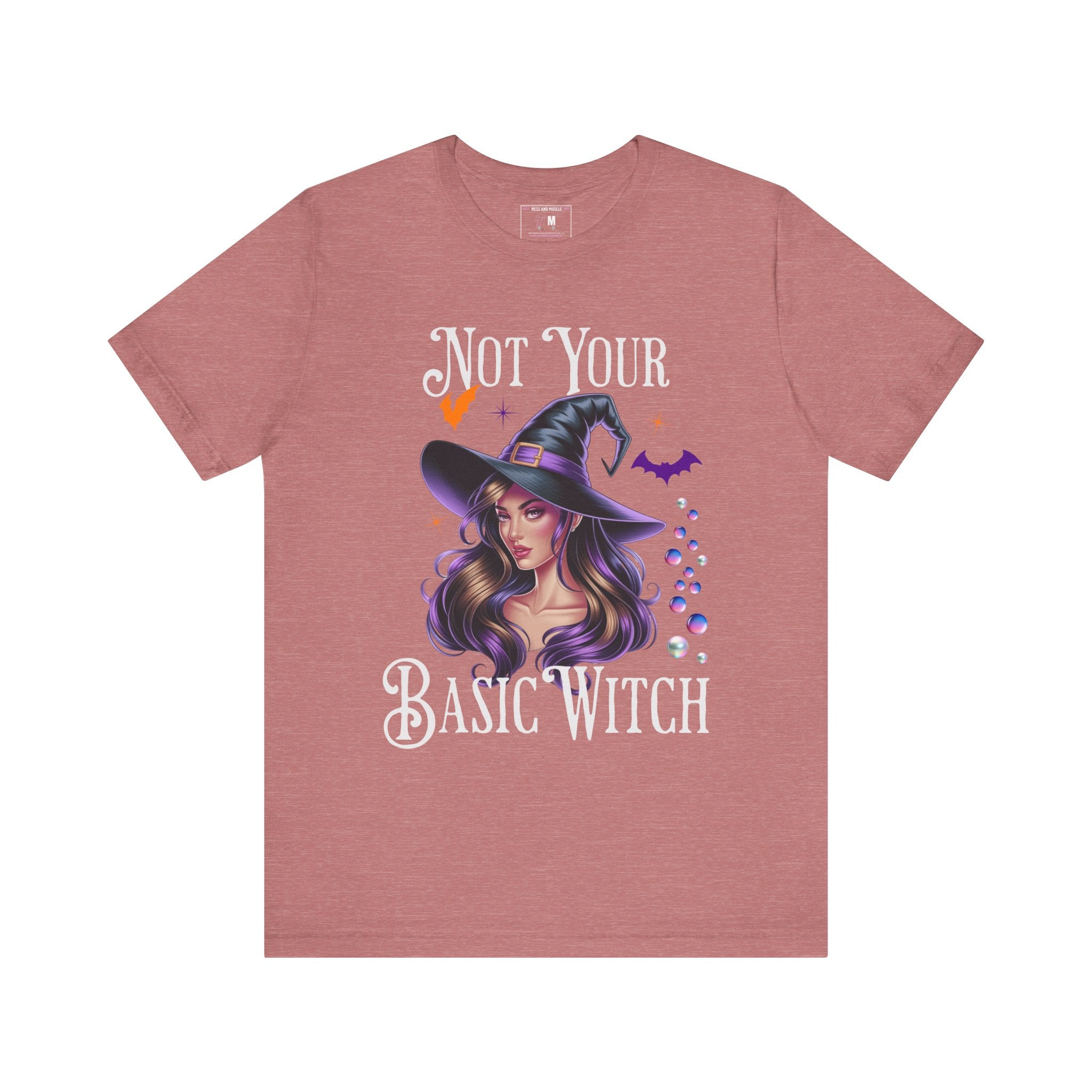 Spooky Witch T-Shirt | Not Your Basic Witch Tee | Halloween Outfit, Witchy Apparel, Fall Fashion, Gift for Her