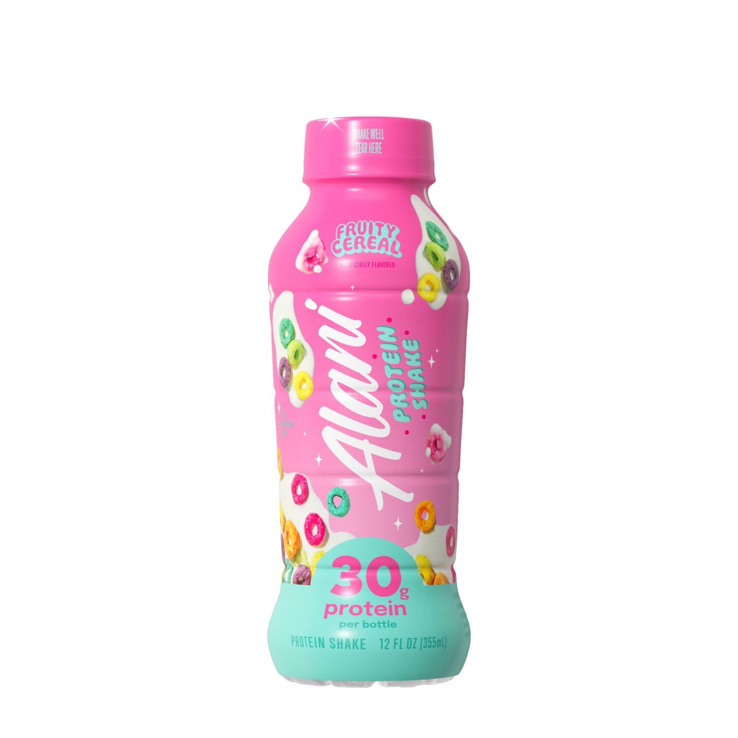 NEW Alani High Protein Shake Cookies and Cream, Fruity Cereal & Munchies Variety Pack - Ready to Drink, Gluten Free,160 Calories, 30g Protein,12 Fl Oz (6 Pack) REPACKAGED BY *Trendy Stuff Online*