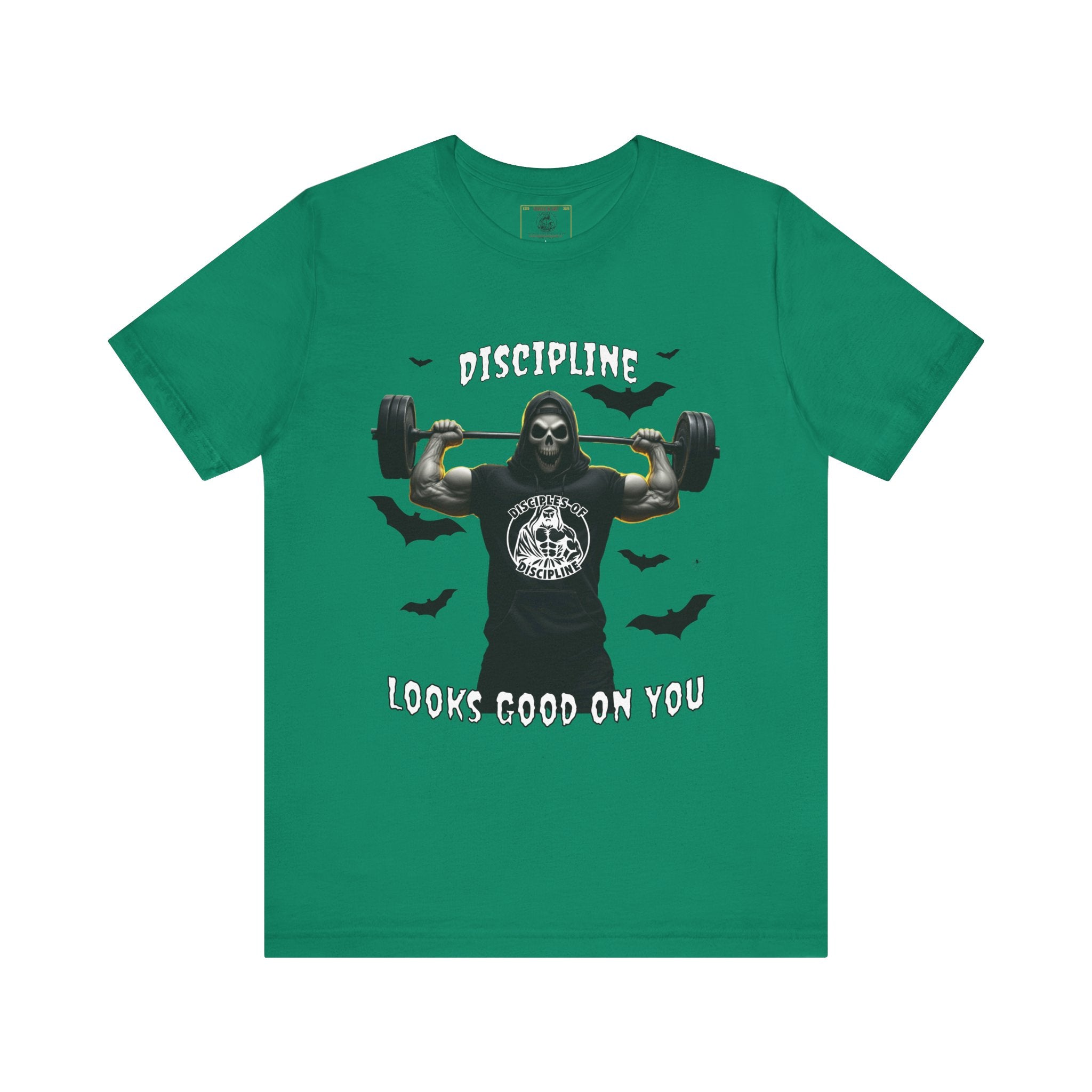 Discipline Looks Good On You - You Got It, Haunt It - Tee - Unisex Jersey Short Sleeve T-Shirt, Fitness Shirt, Workout Apparel, Motivational Gift, Halloween Themed Top