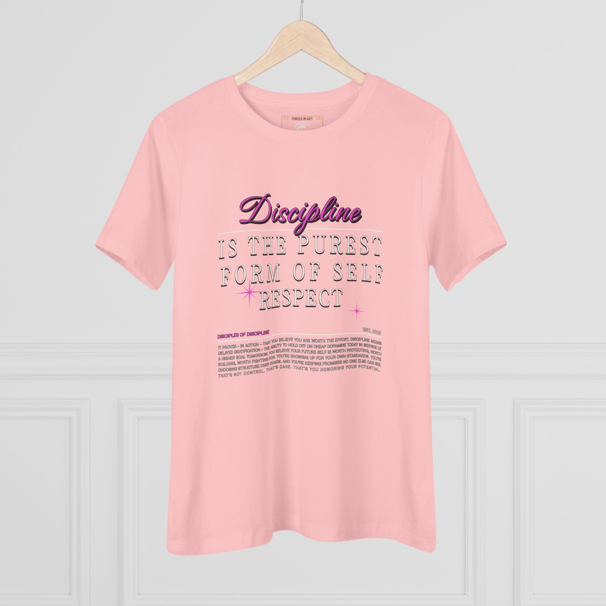 Hers Self-Respect in Action - Empowering Women's Cotton Tee - Graphic Tee, Gift for Her, Inspirational Apparel, Motivational T-Shirt
