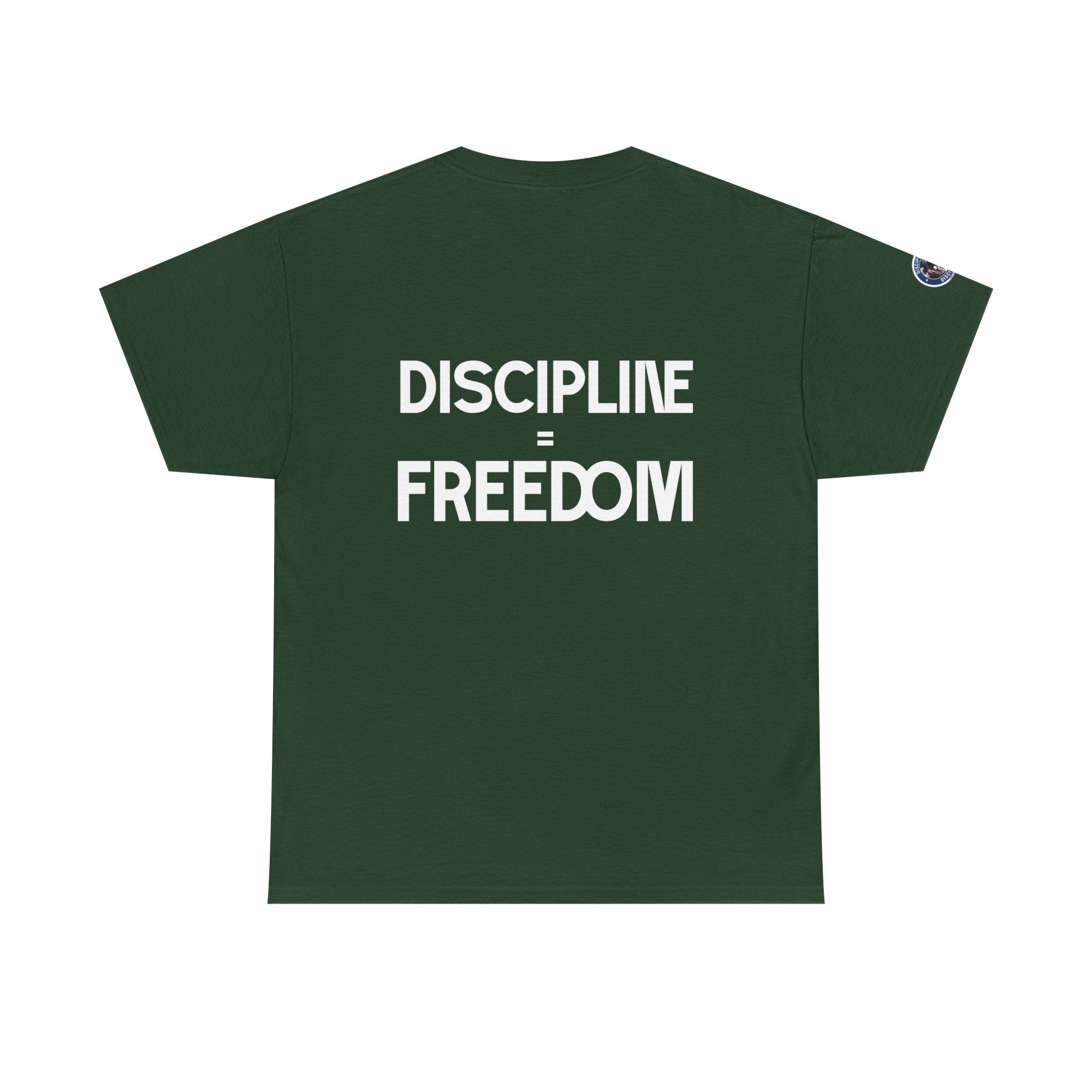 Forged Through Discipline Shirt | Self Governed Apparel | Discipline Equals Freedom T-Shirt | Patriotic Fitness Tee USA 250 Years