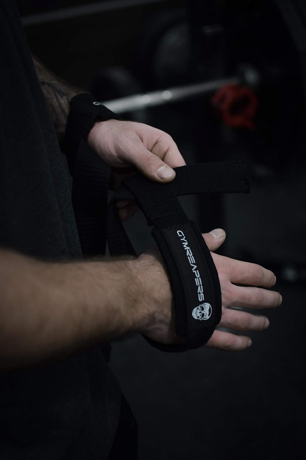 Gymreapers Lifting Wrist Straps for Weightlifting - Padded Neoprene with 18 inch Cotton and Gymreapers Weightlifting Wrist Wraps (IPF Approved) 18" Professional Quality Wrist Support