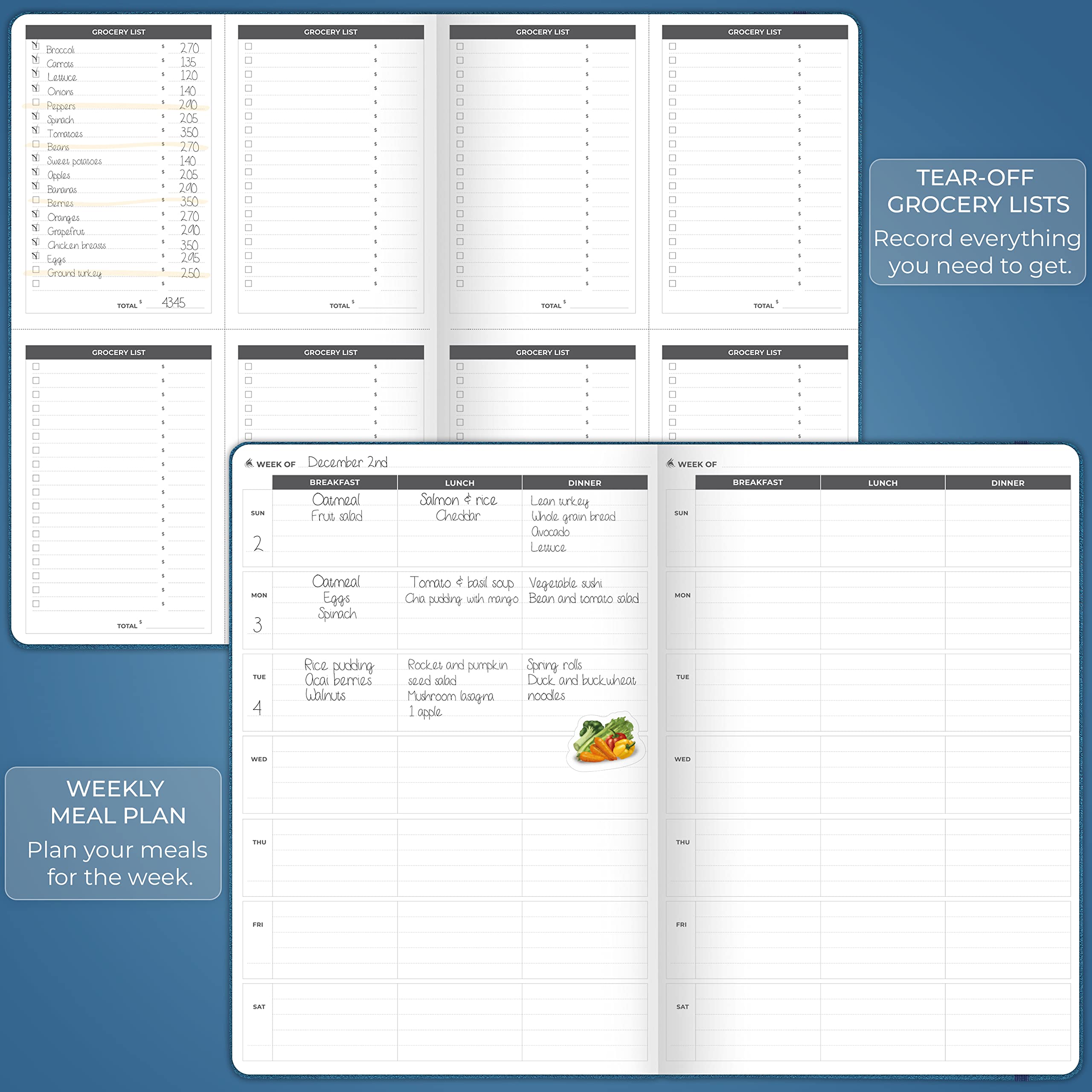 Clever Fox Fitness Journal PRO – Daily Workout Planner with Meal Planner & Habit Tracker – Gym Exercise Log Book for Women & Men – Fitness Planner Notebook – Lasts 6 Months, 7x10” - Black