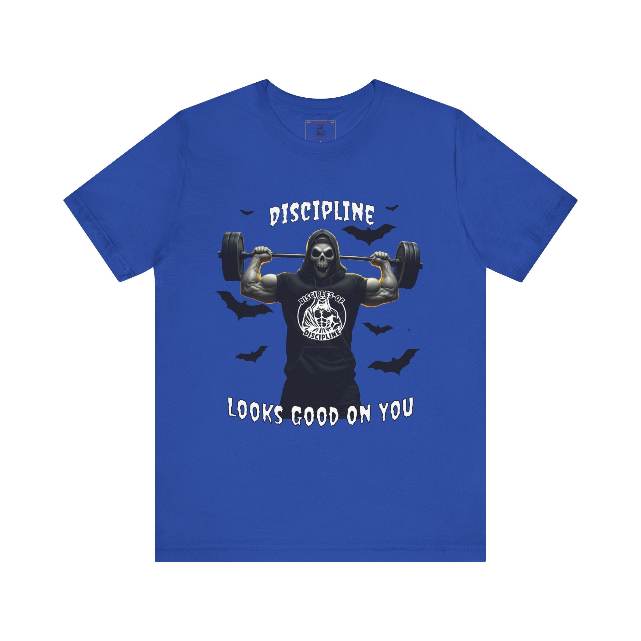 Discipline Looks Good On You - You Got It, Haunt It - Tee - Unisex Jersey Short Sleeve T-Shirt, Fitness Shirt, Workout Apparel, Motivational Gift, Halloween Themed Top
