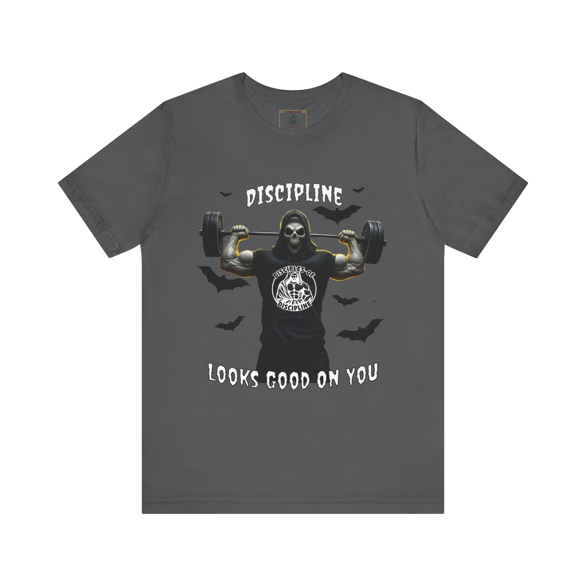 Discipline Looks Good On You - You Got It, Haunt It - Tee - Unisex Jersey Short Sleeve T-Shirt, Fitness Shirt, Workout Apparel, Motivational Gift, Halloween Themed Top