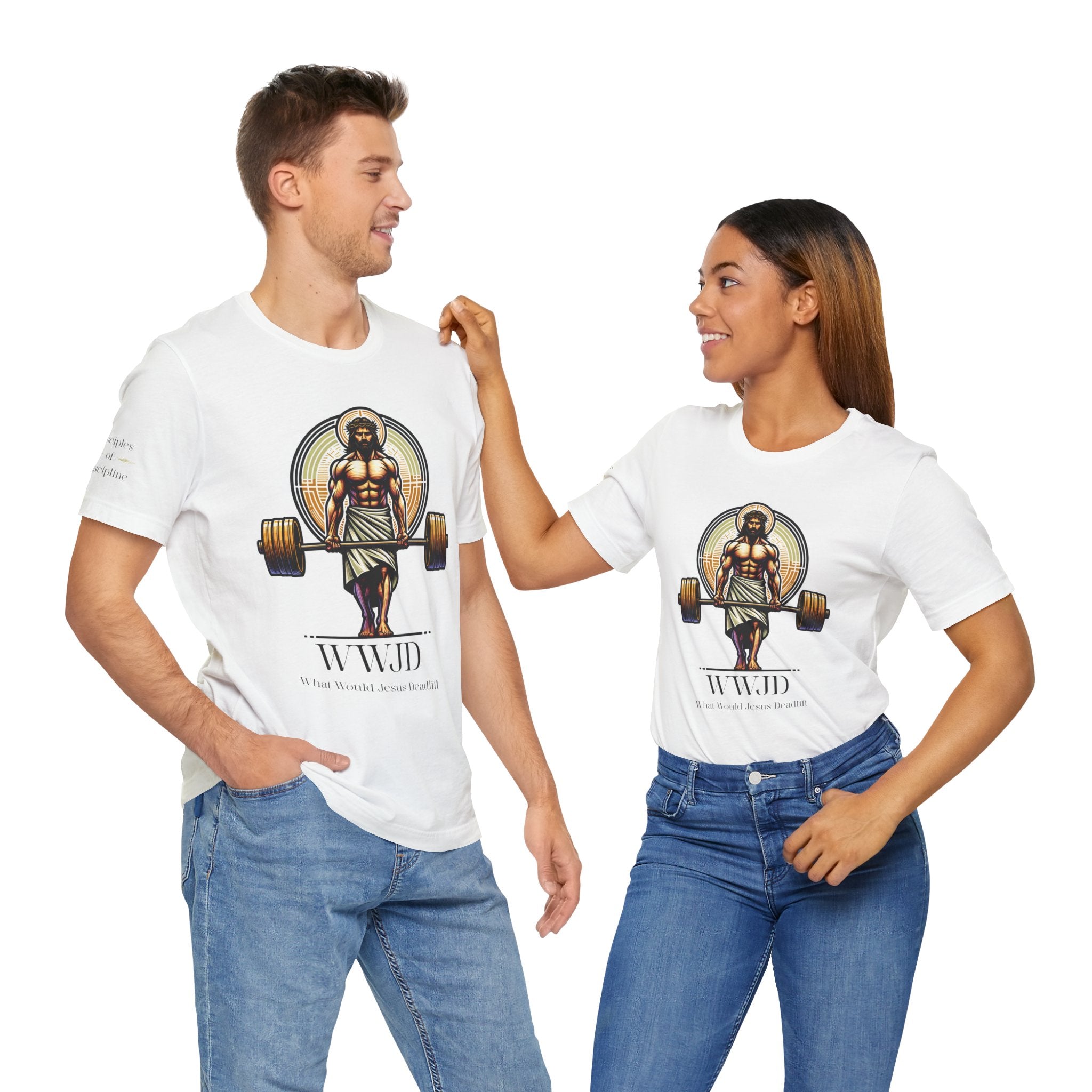 WWJD – WHAT WOULD JESUS DEADLIFT - Jersey Tee