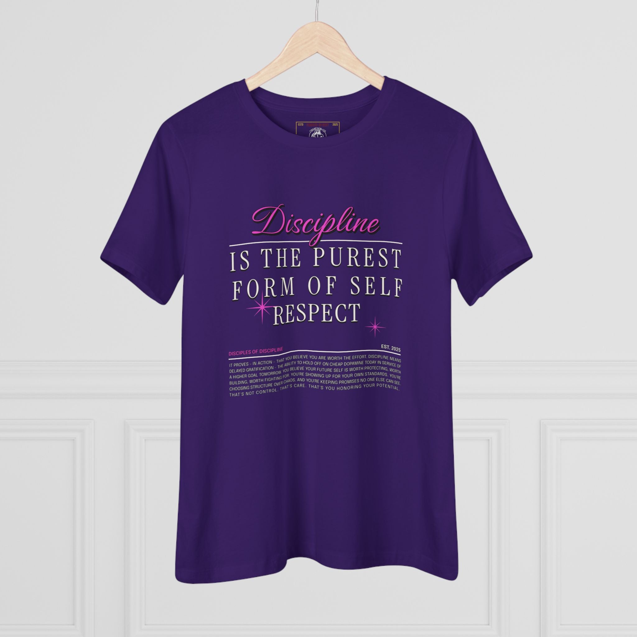 Hers Self-Respect in Action - Empowering Women's Cotton Tee - Graphic Tee, Gift for Her, Inspirational Apparel, Motivational T-Shirt