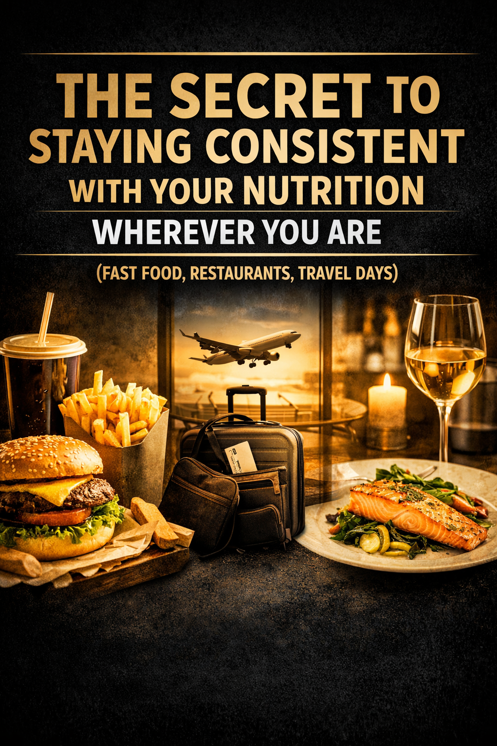 The Secret to Staying Consistent With Your Nutrition Wherever You Are (Fast Food, Restaurants, Travel Days)