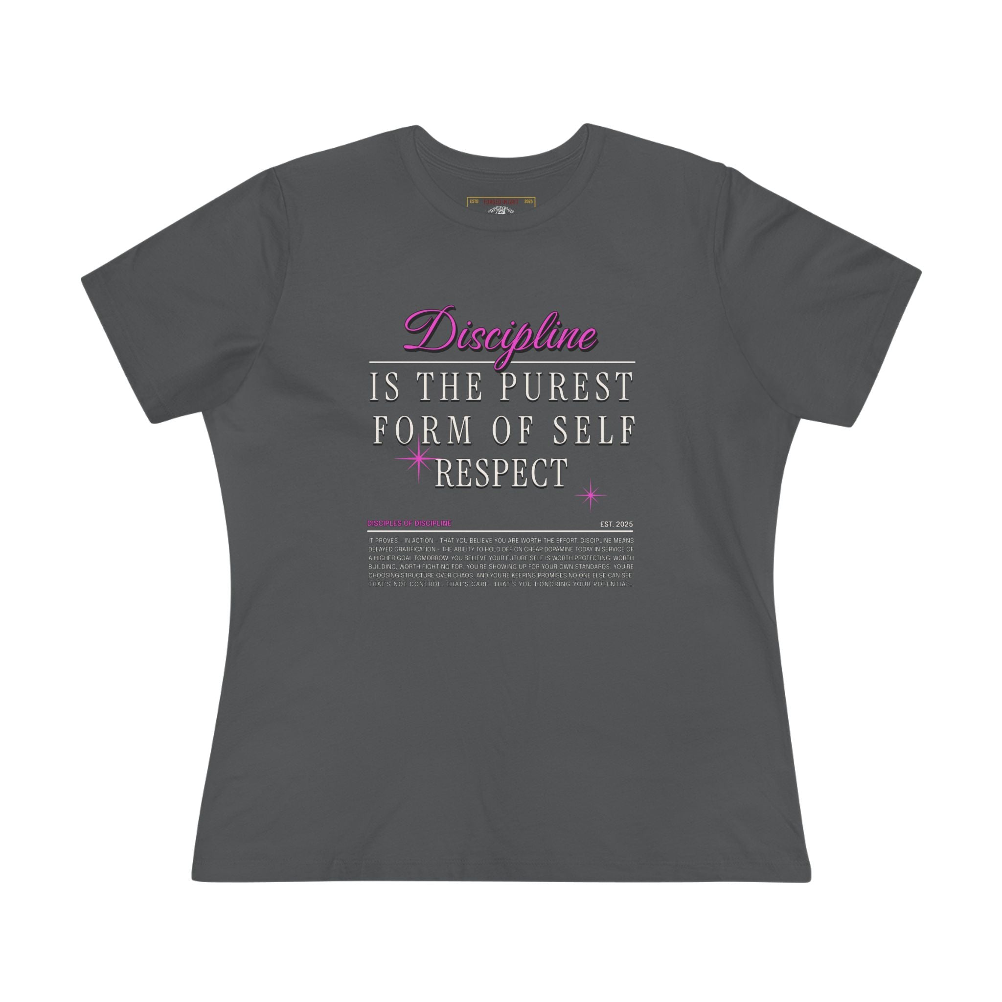 Hers Self-Respect in Action - Empowering Women's Cotton Tee -  Graphic Tee, Gift for Her, Inspirational Apparel, Motivational T-Shirt