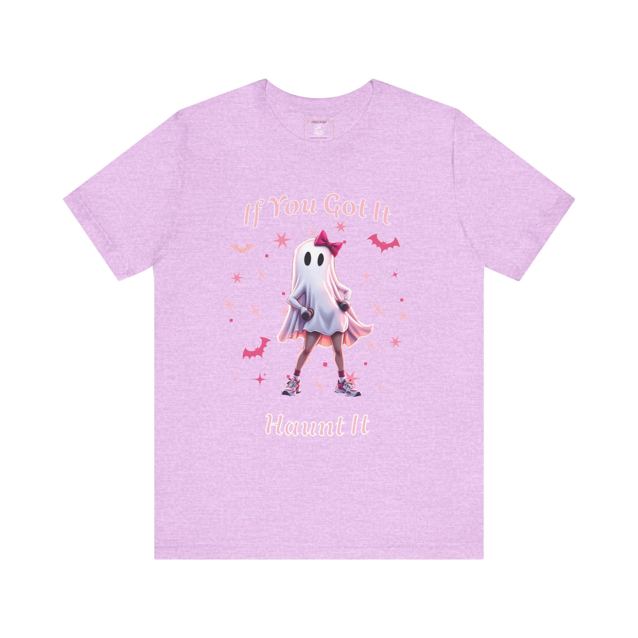 Ghostly Vibes Tee | If You Got It Haunt It | Unisex Short Sleeve Shirt | Halloween Shirt, Cute Ghost Tee, Fun Graphic Tee, Casual Wear