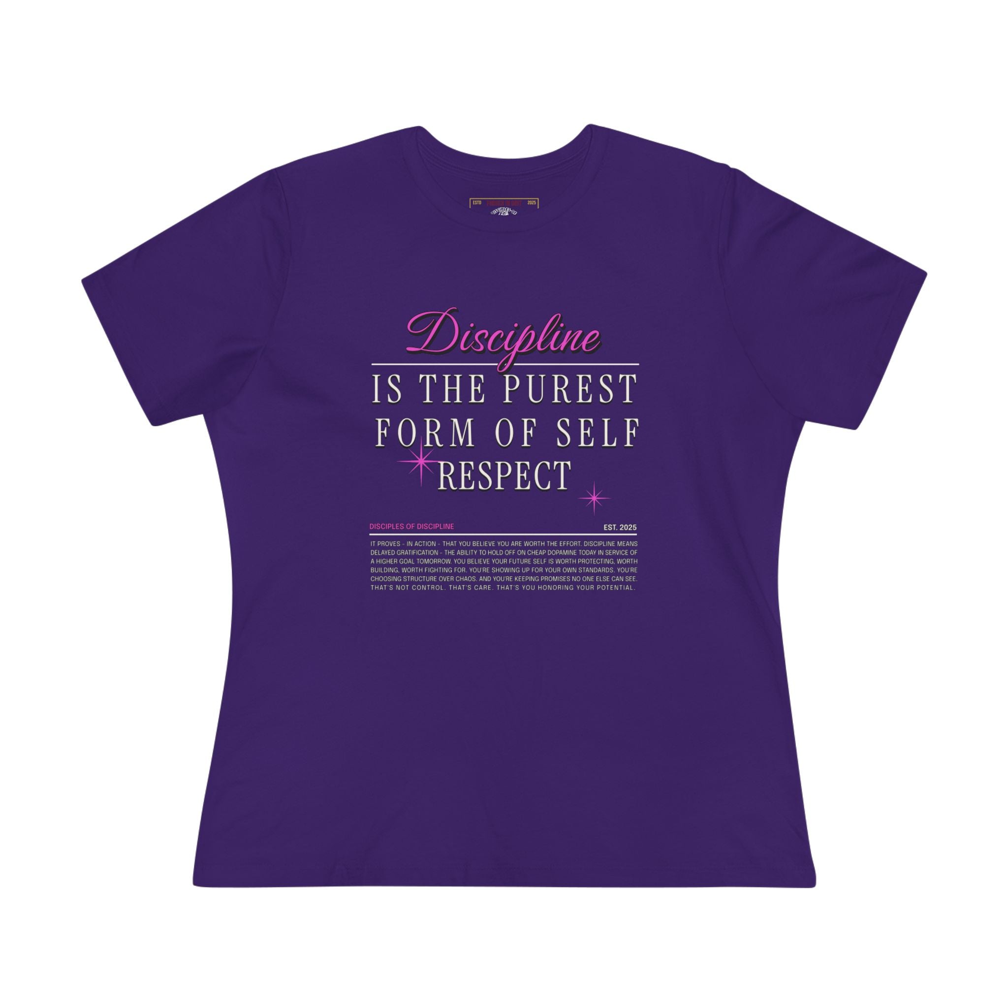 Hers Self-Respect in Action - Empowering Women's Cotton Tee -  Graphic Tee, Gift for Her, Inspirational Apparel, Motivational T-Shirt