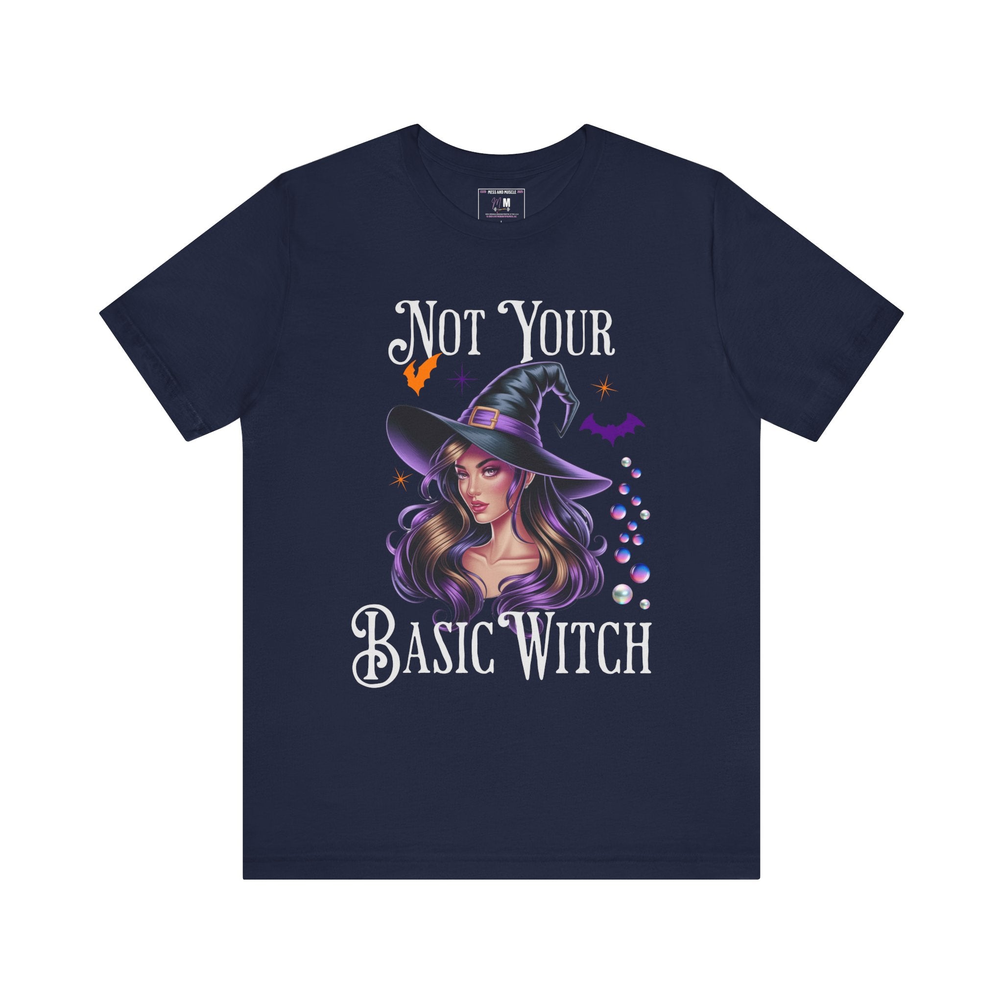 Spooky Witch T-Shirt | Not Your Basic Witch Tee | Halloween Outfit, Witchy Apparel, Fall Fashion, Gift for Her