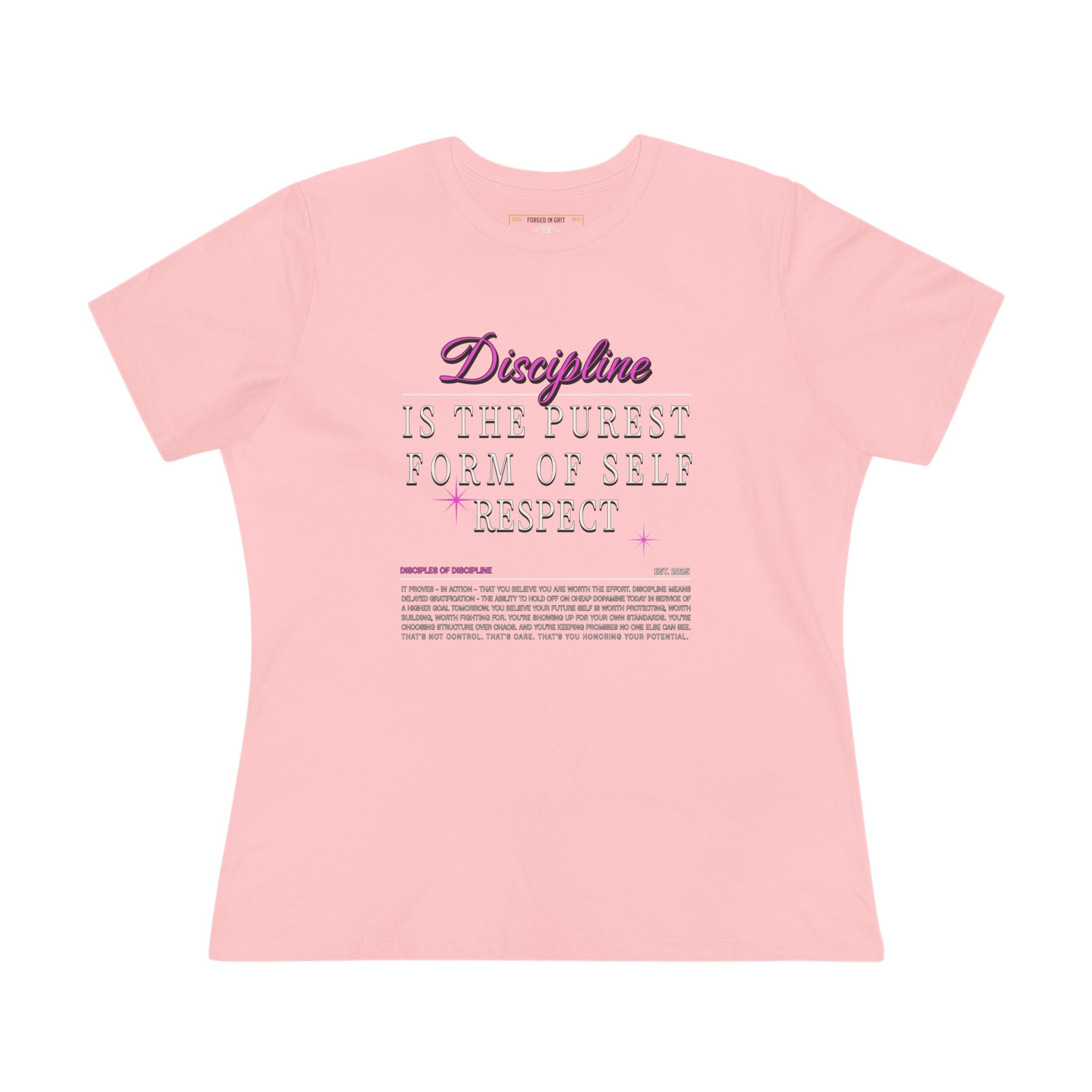 Hers Self-Respect in Action - Empowering Women's Cotton Tee -  Graphic Tee, Gift for Her, Inspirational Apparel, Motivational T-Shirt
