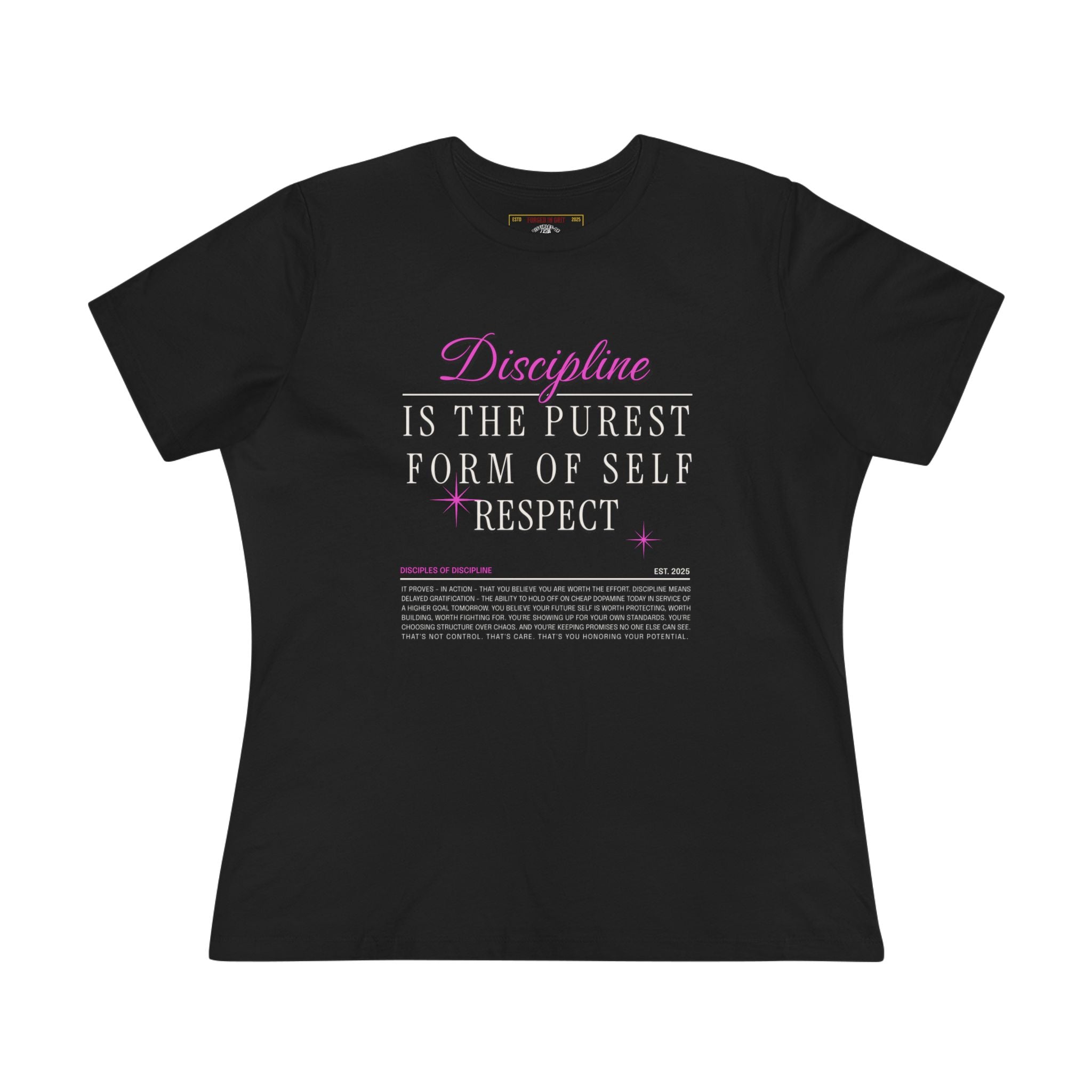 Hers Self-Respect in Action - Empowering Women's Cotton Tee -  Graphic Tee, Gift for Her, Inspirational Apparel, Motivational T-Shirt