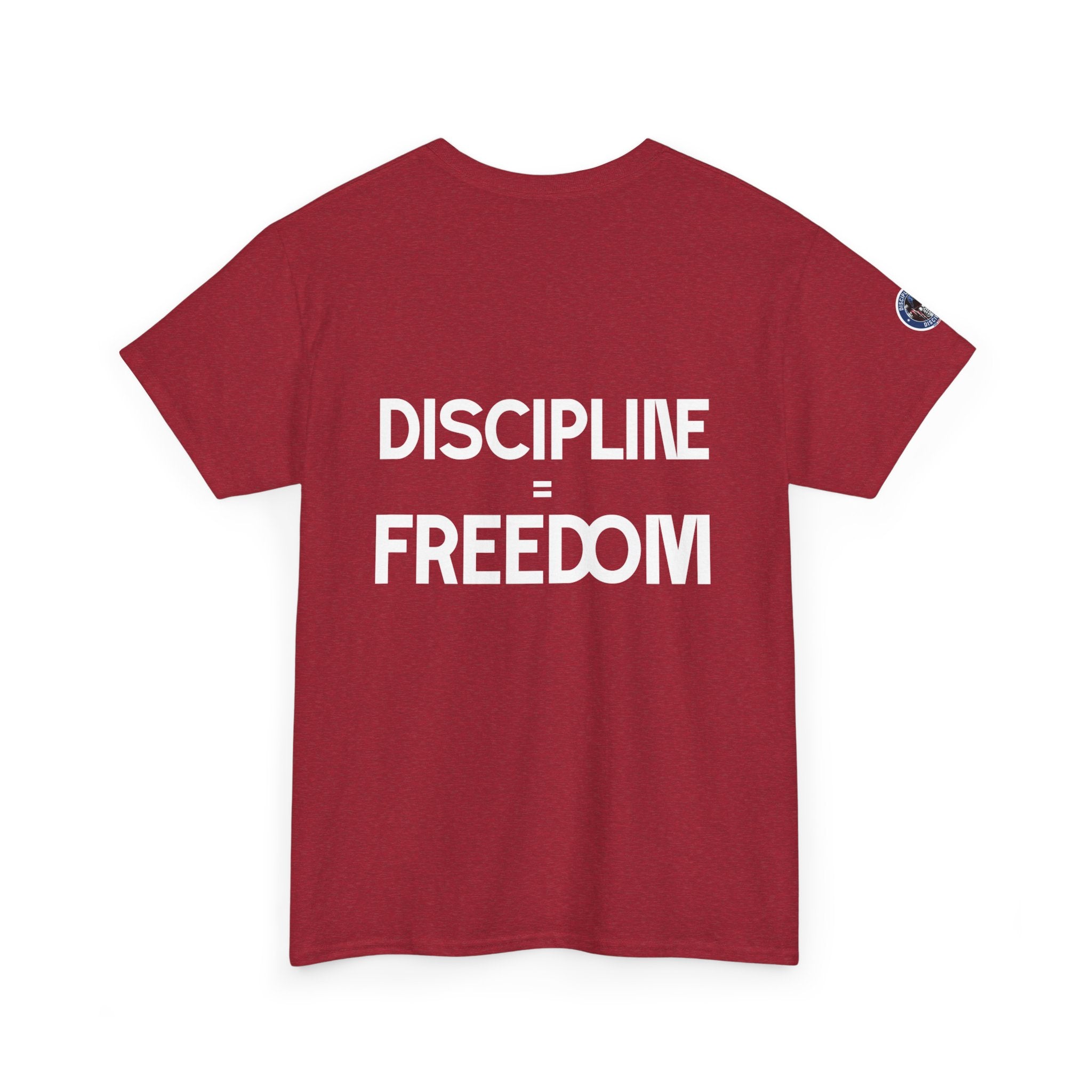 Forged Through Discipline Shirt | Self Governed Apparel | Discipline Equals Freedom T-Shirt | Patriotic Fitness Tee USA 250 Years