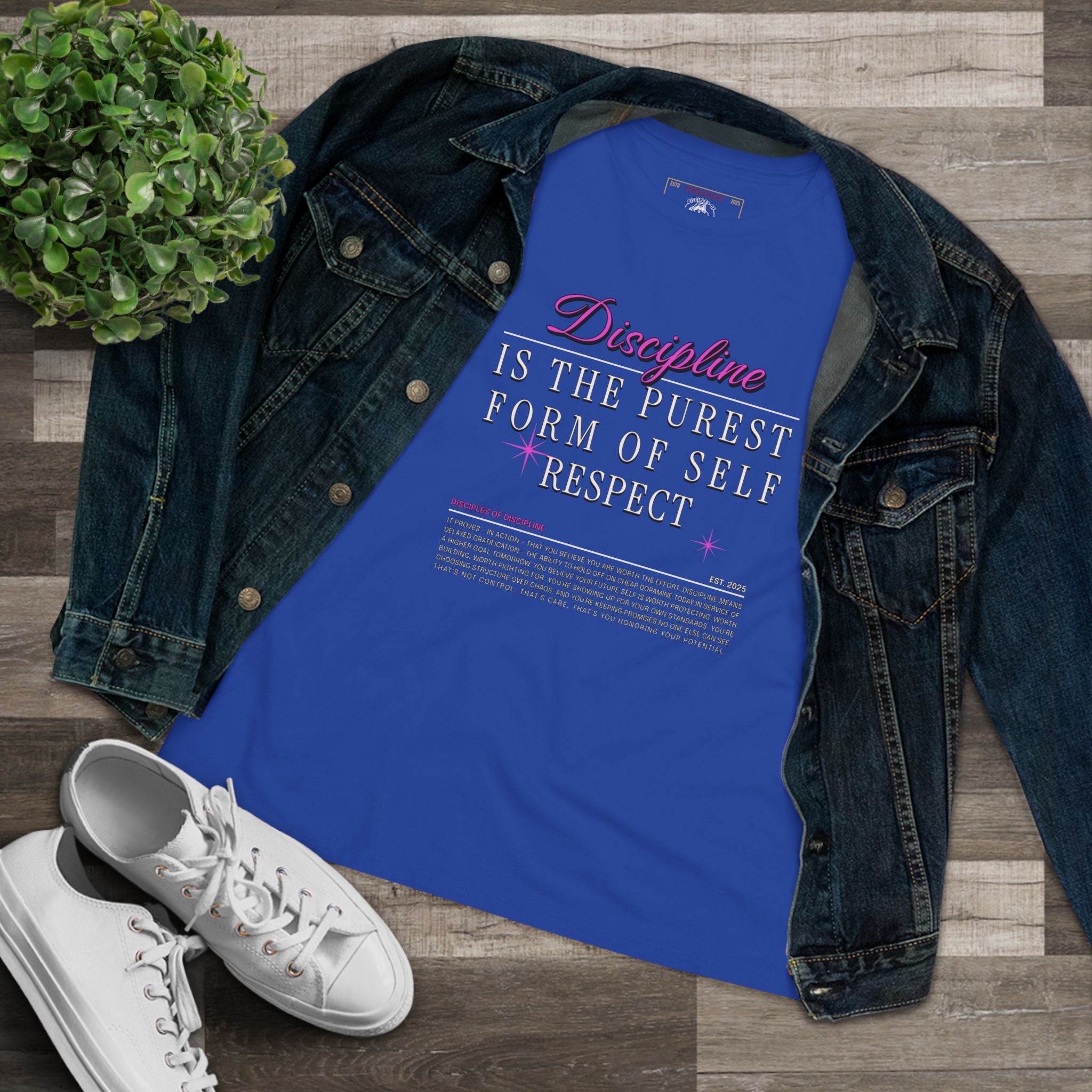 Hers Self-Respect in Action - Empowering Women's Cotton Tee -  Graphic Tee, Gift for Her, Inspirational Apparel, Motivational T-Shirt