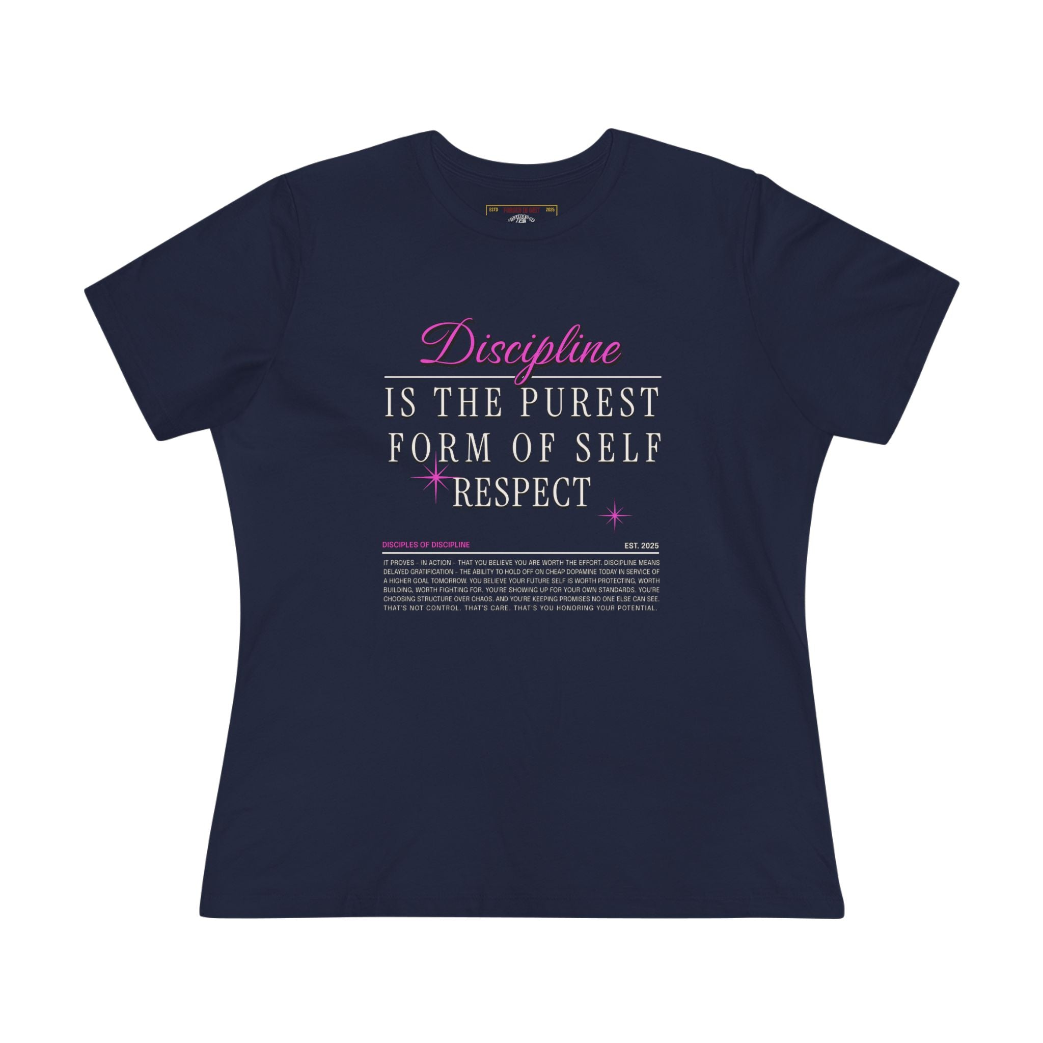 Hers Self-Respect in Action - Empowering Women's Cotton Tee -  Graphic Tee, Gift for Her, Inspirational Apparel, Motivational T-Shirt