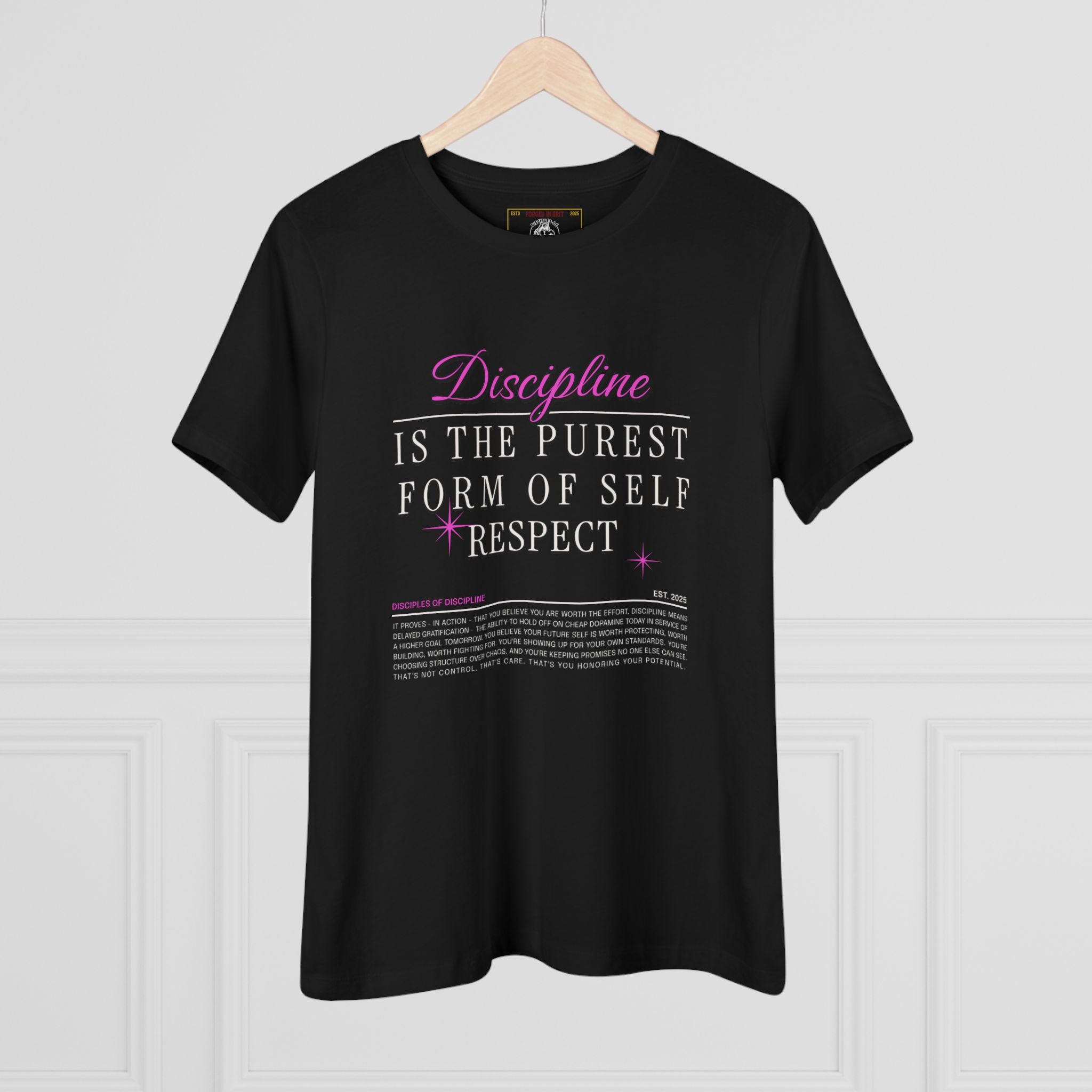 Hers Self-Respect in Action - Empowering Women's Cotton Tee -  Graphic Tee, Gift for Her, Inspirational Apparel, Motivational T-Shirt