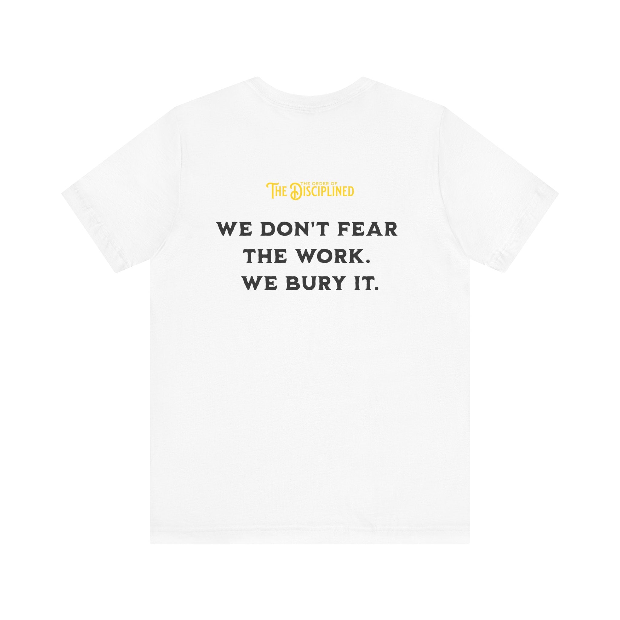 Unlived Potential. Bury Your Excuses. - Halloween Motivational Tee, Unisex T-Shirt for Gym Lovers, Spooky Fitness Shirt, Halloween Gift