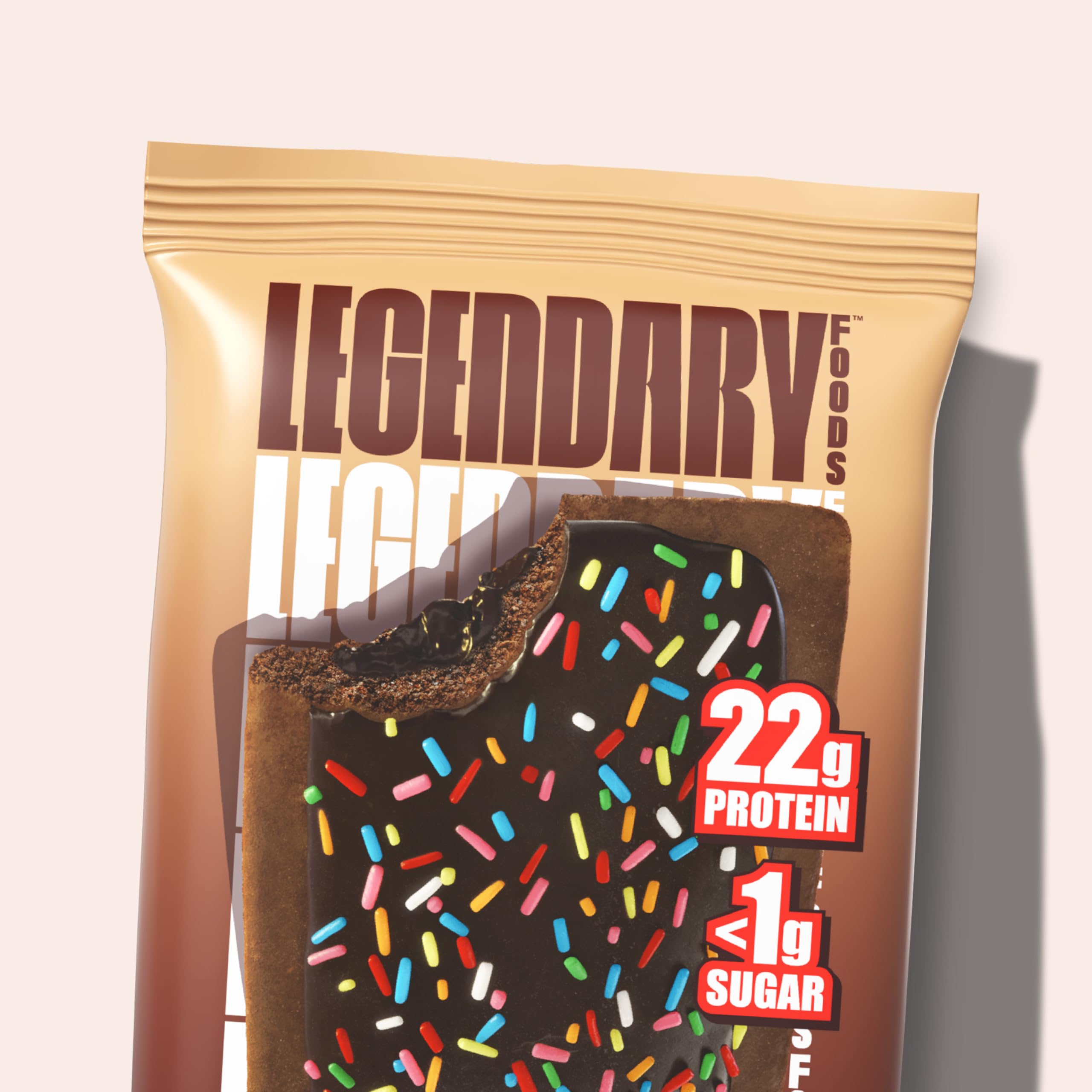 Legendary Foods 22g Protein Pastry - High Protein Breakfast & Meal Replacement Bar - Choice of Flavors