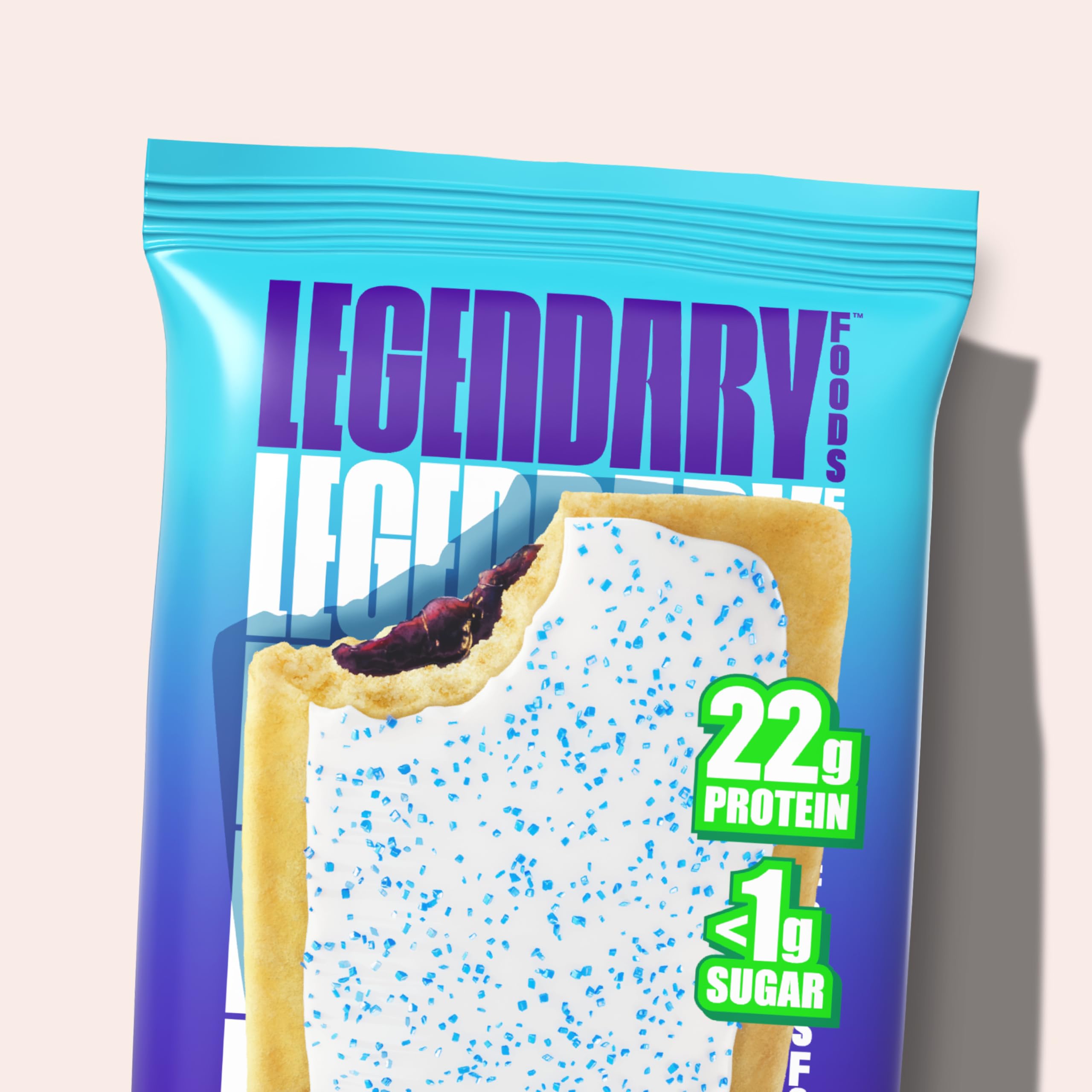 Legendary Foods 22g Protein Pastry - High Protein Breakfast & Meal Replacement Bar - Choice of Flavors