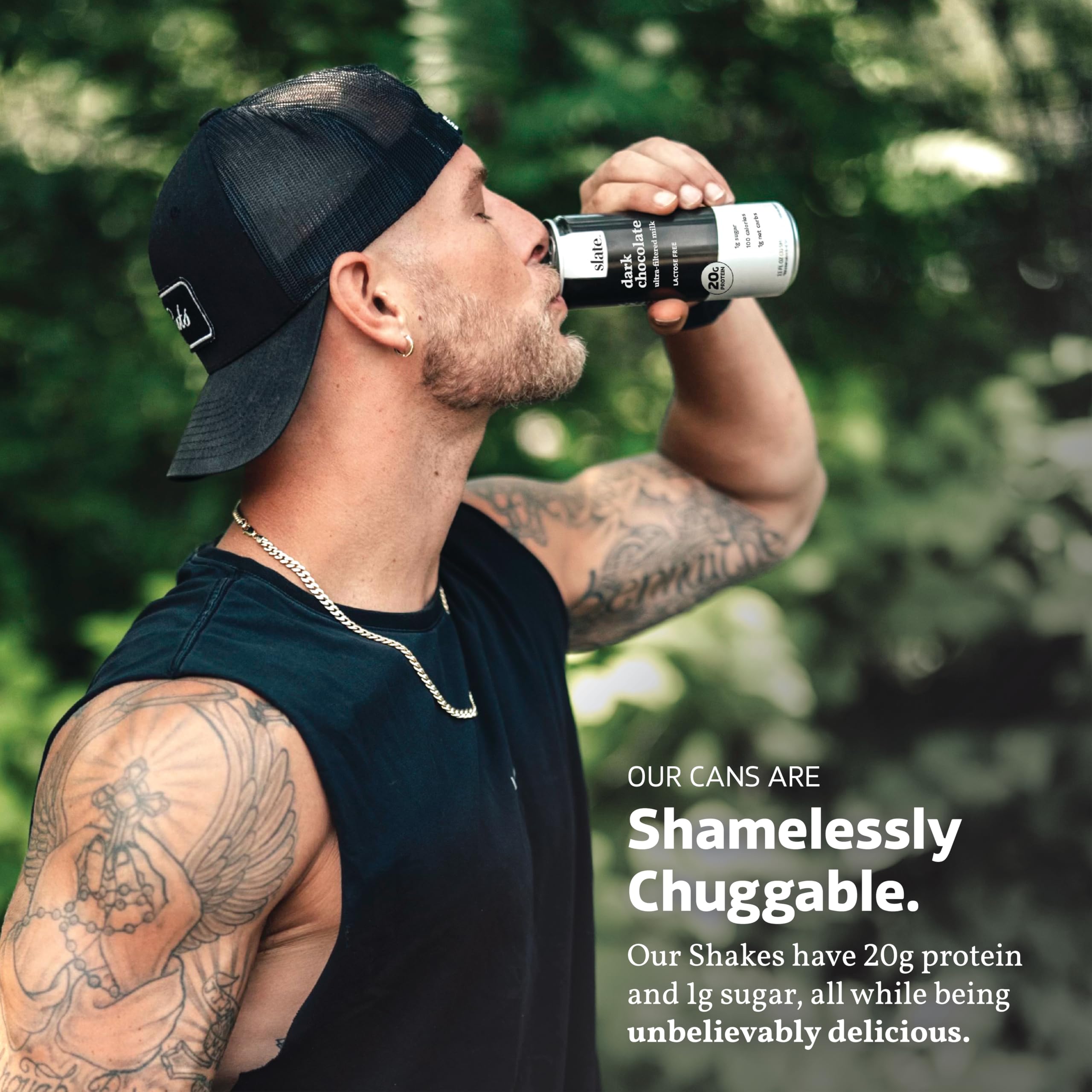 Slate Milk - High Protein Iced Coffee - Energy Variety Pack - Caramel Latte, Mocha Latte, Vanilla Latte - 175mg Caffeine, Lactose Free - 20g Protein, 1g Sugar - Protein Coffee - 11 fl oz, 12 Cans