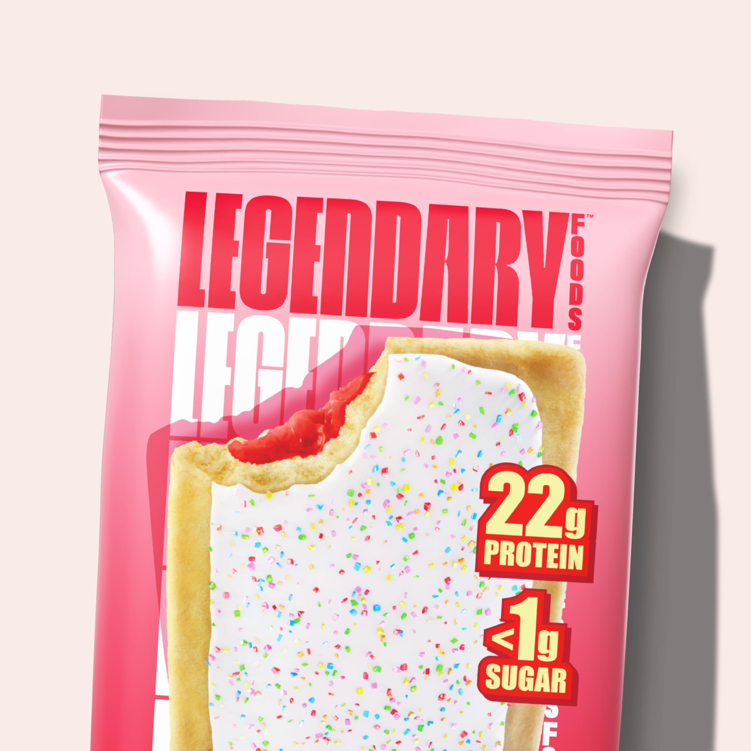 Legendary Foods 22g Protein Pastry - High Protein Breakfast & Meal Replacement Bar - Choice of Flavors