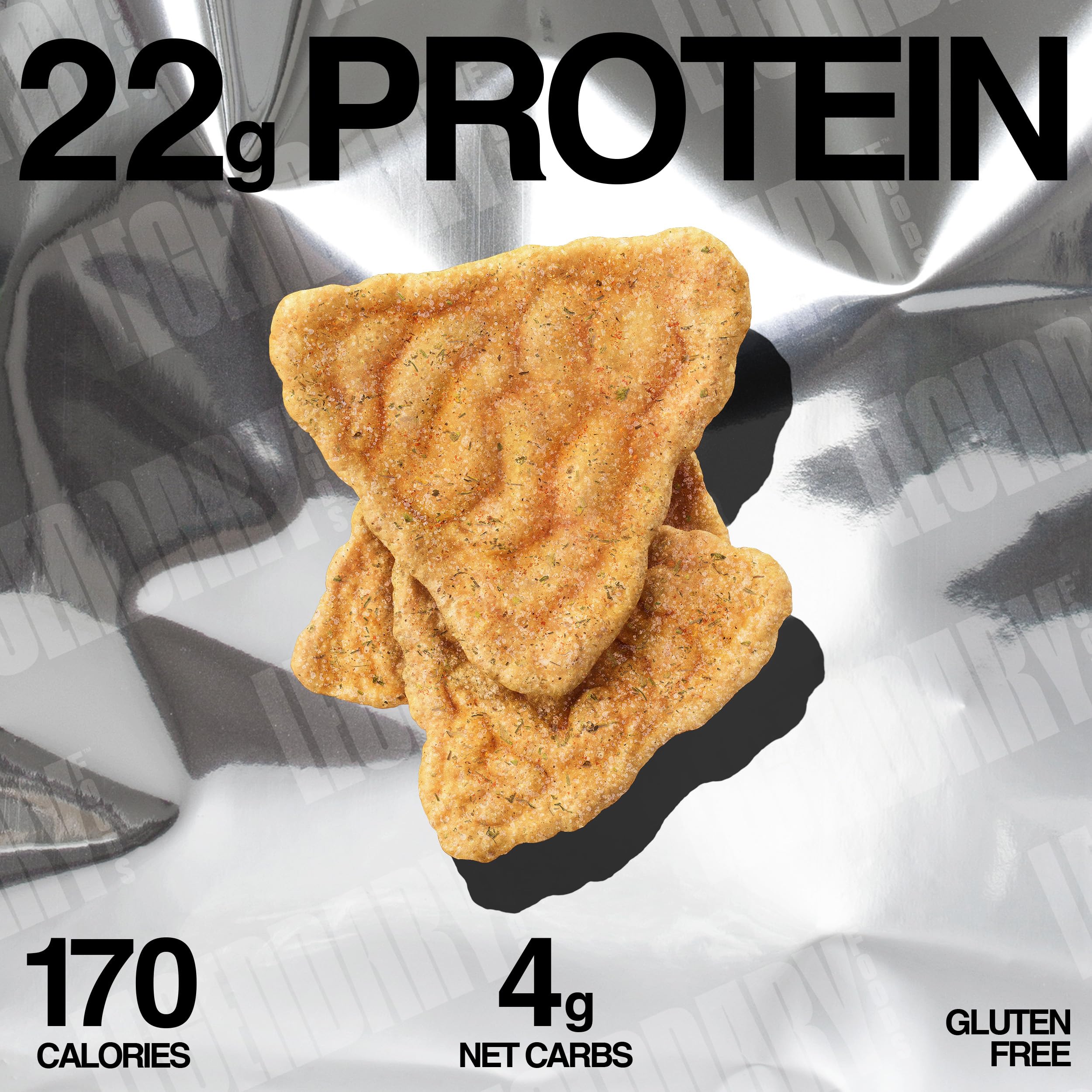Legendary Foods Pizza Party Protein Chips – Popped Tortilla Style – 22g High Protein, 4g Net Carbs, Low Sugar, Gluten Free, Keto Snack Packs – 10 Count – Healthy Crunchy Chips