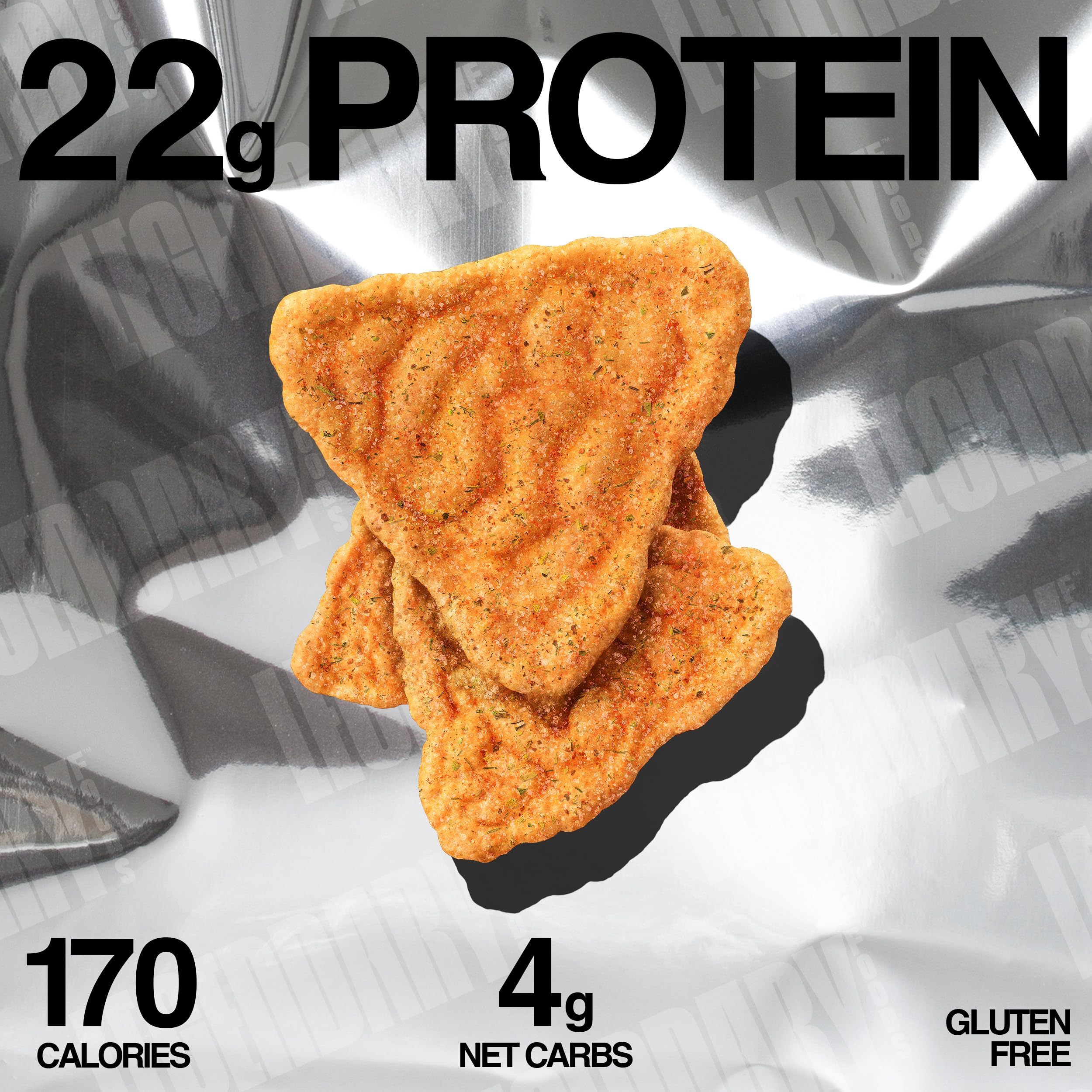 Legendary Foods Pizza Party Protein Chips – Popped Tortilla Style – 22g High Protein, 4g Net Carbs, Low Sugar, Gluten Free, Keto Snack Packs – 10 Count – Healthy Crunchy Chips