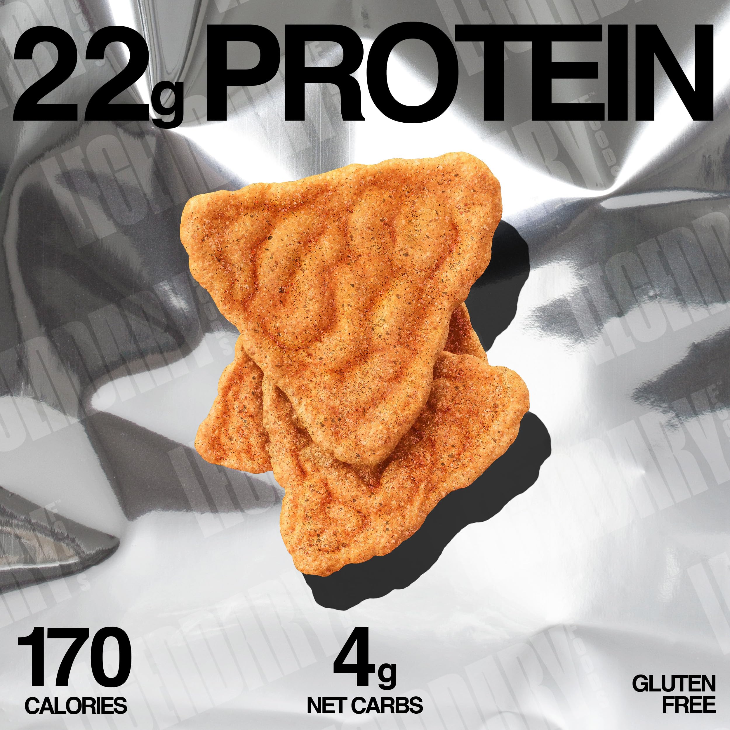 Legendary Foods Pizza Party Protein Chips – Popped Tortilla Style – 22g High Protein, 4g Net Carbs, Low Sugar, Gluten Free, Keto Snack Packs – 10 Count – Healthy Crunchy Chips