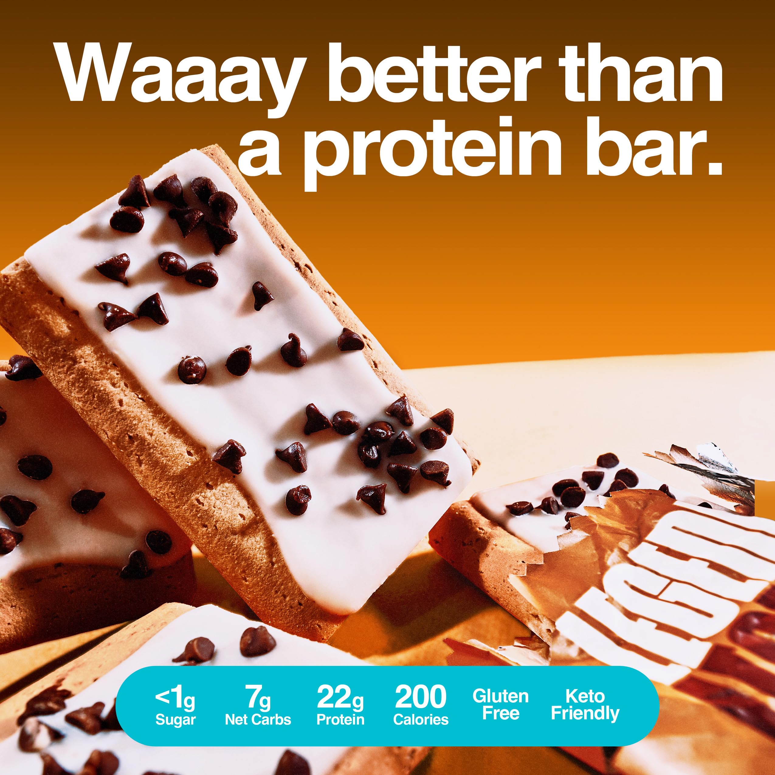 Legendary Foods 22g Protein Pastry - High Protein Breakfast & Meal Replacement Bar - Choice of Flavors